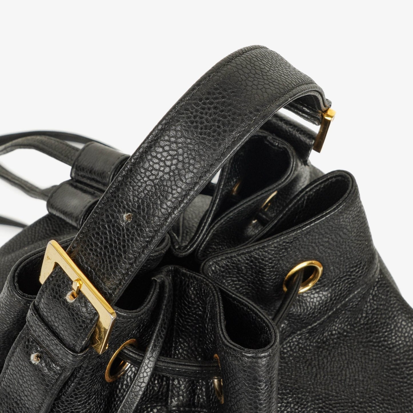 Chanel Caviar Quilted Drawstring Backpack