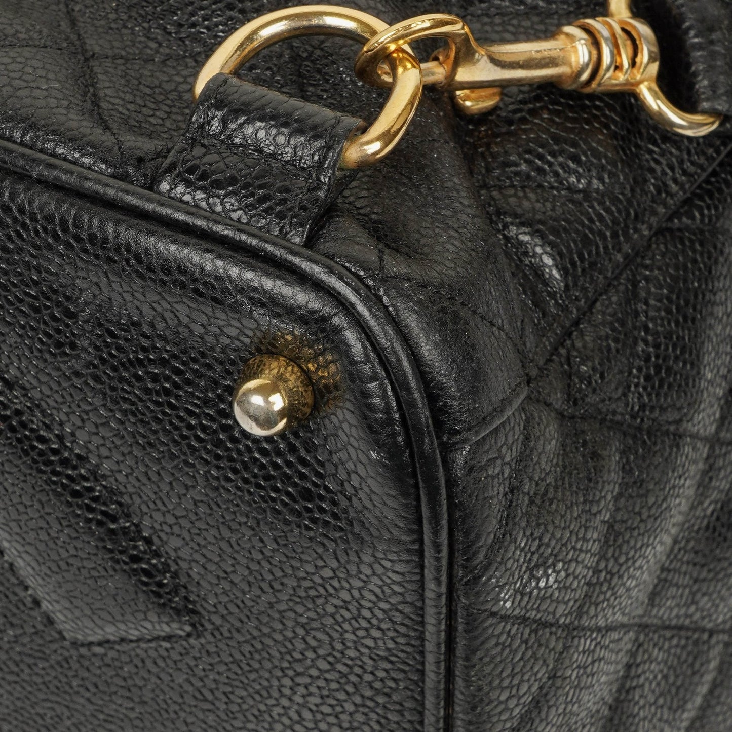 Chanel Caviar Quilted Drawstring Backpack
