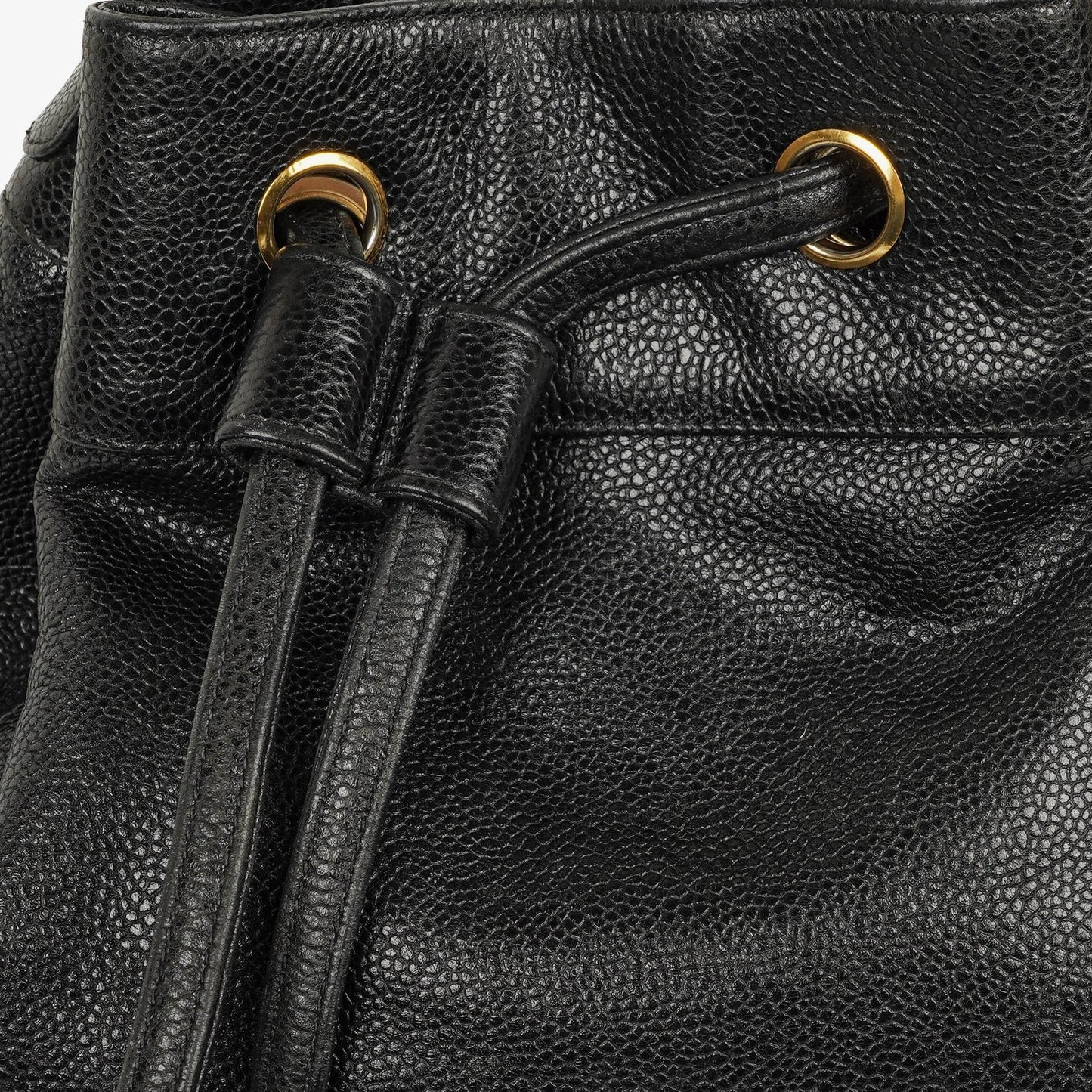 Chanel Caviar Quilted Drawstring Backpack