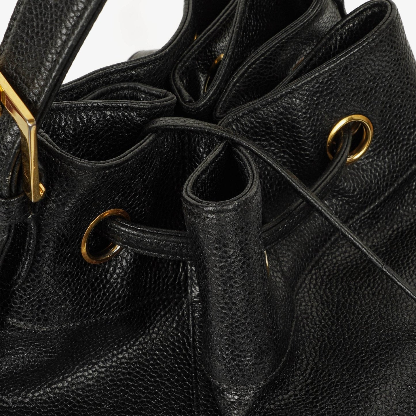 Chanel Caviar Quilted Drawstring Backpack