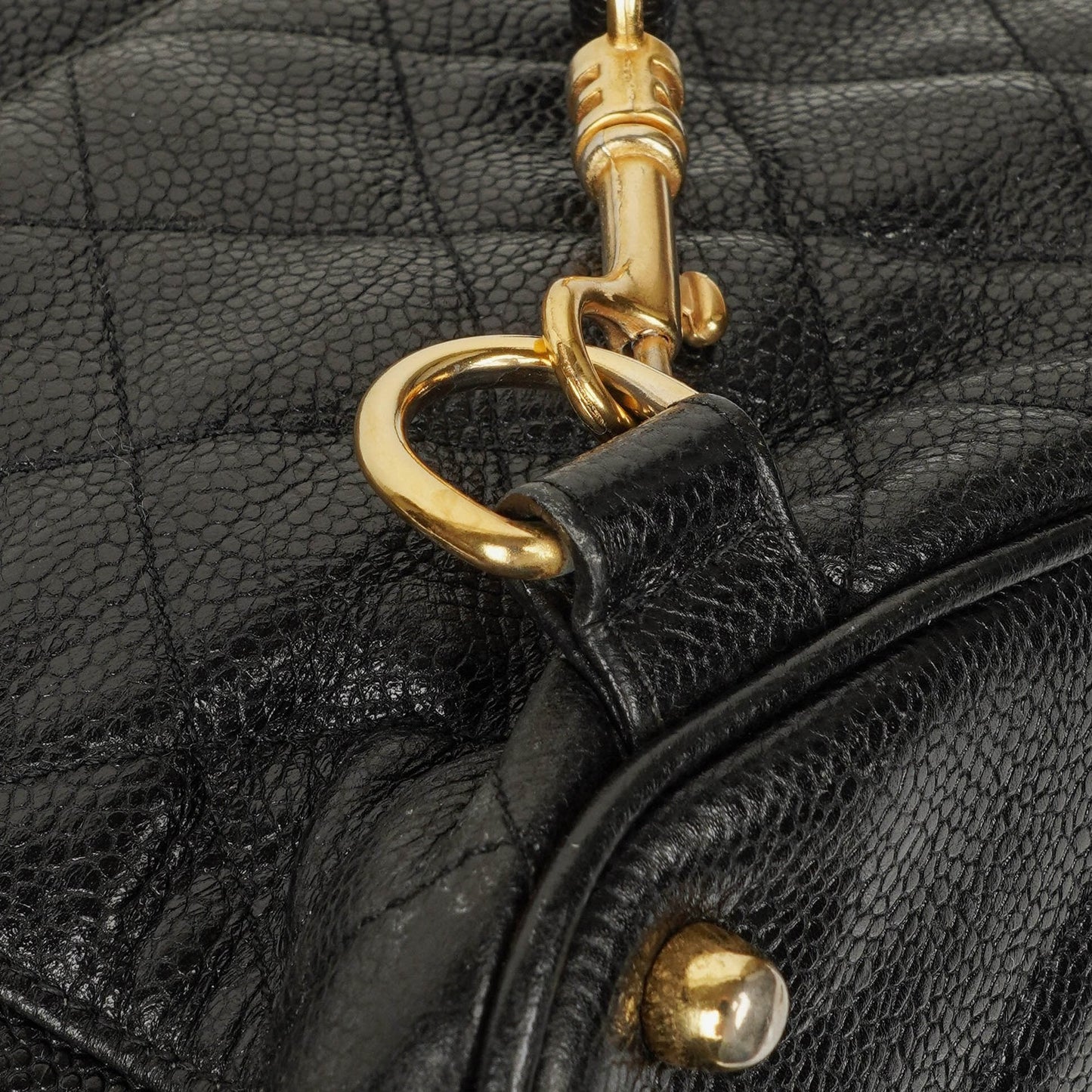 Chanel Caviar Quilted Drawstring Backpack