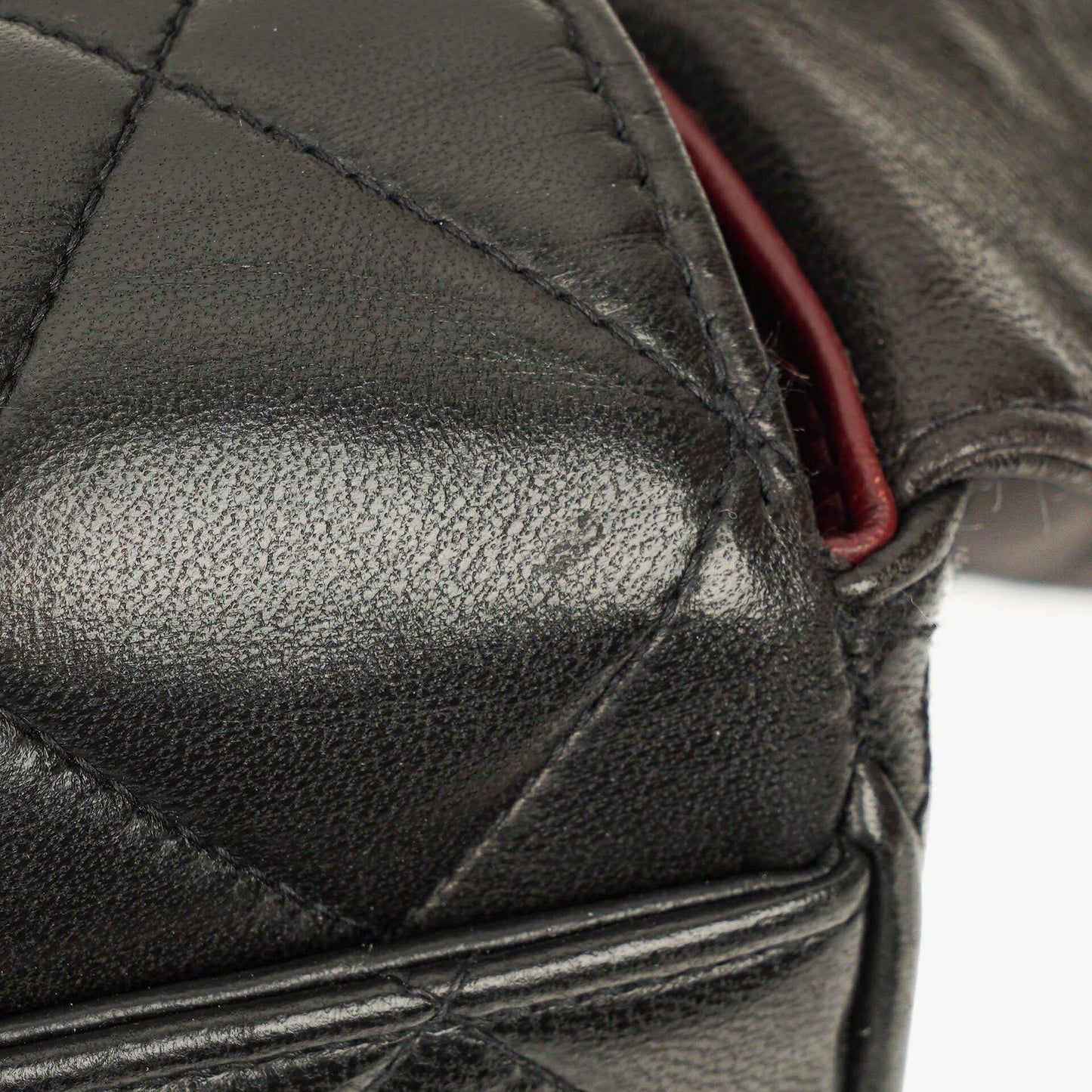 Chanel CC Black Quilted Lambskin Crossbody Messenger Bag