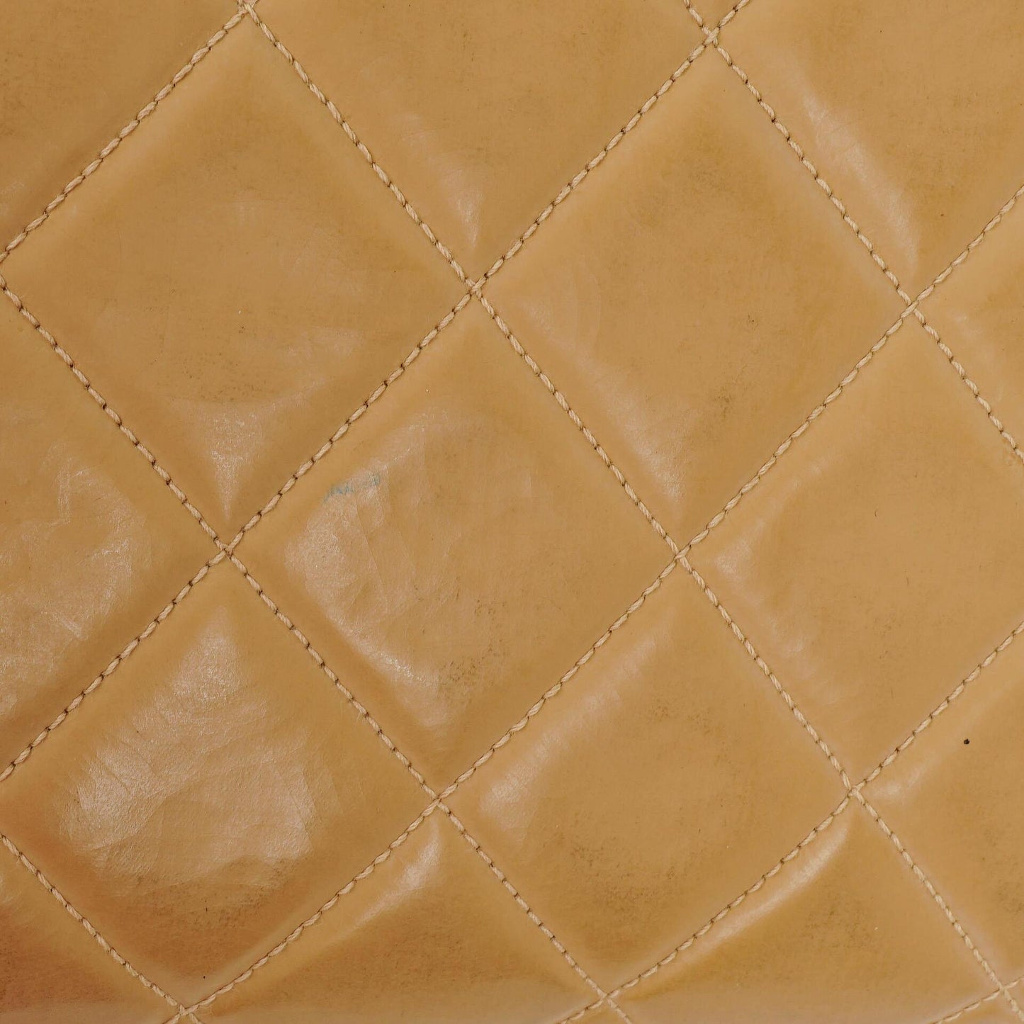 Chanel CC Maxi Logo Beige Briefcase