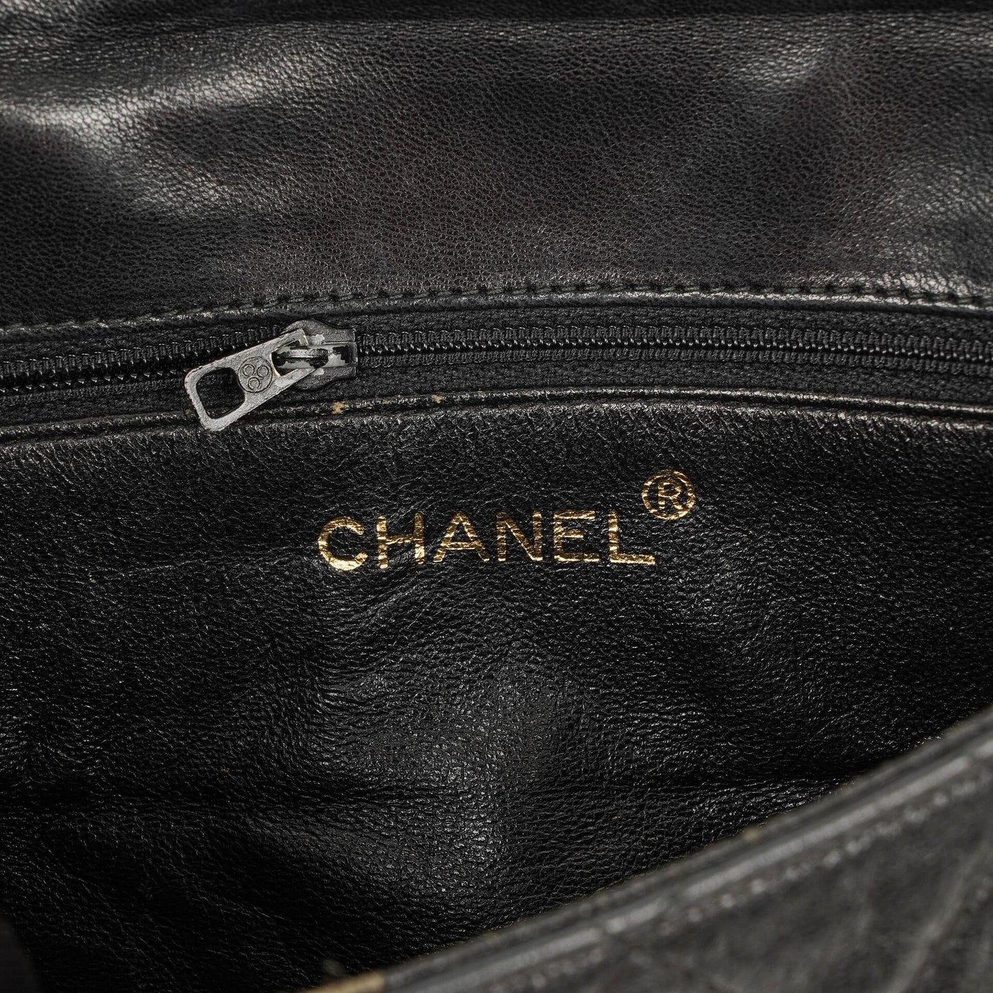 Chanel CC Tassel Quilted Black Leather Shoulder Bag