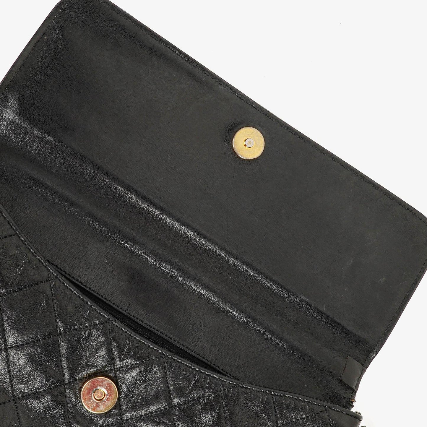 Chanel CC Tassel Quilted Black Leather Shoulder Bag