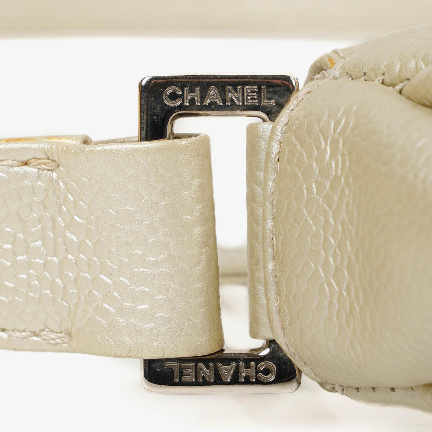 Chanel CC Timeless Metallic Caviar Quilted Shoulder Bag
