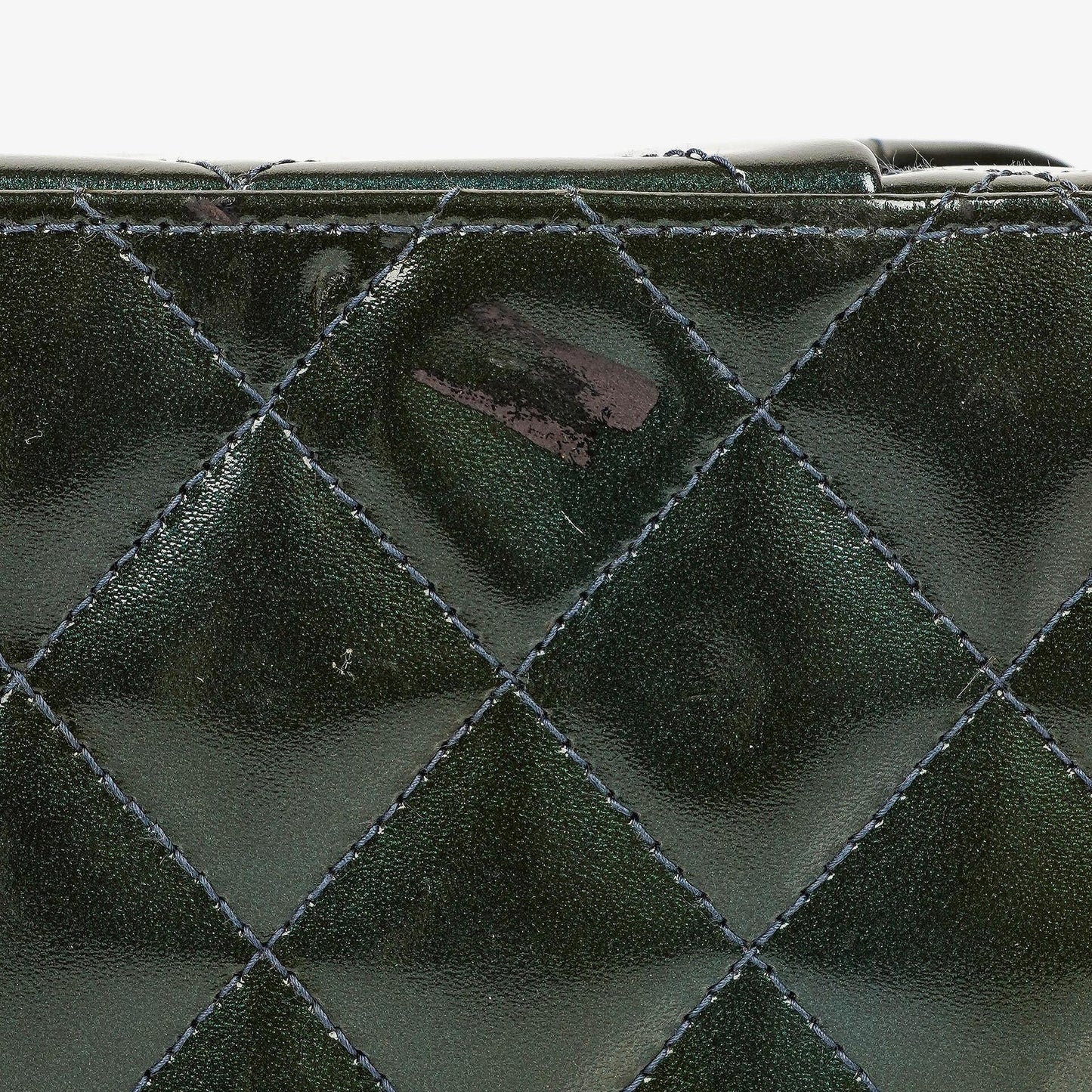 Chanel CC Vanity Case Quilted Patent Leather
