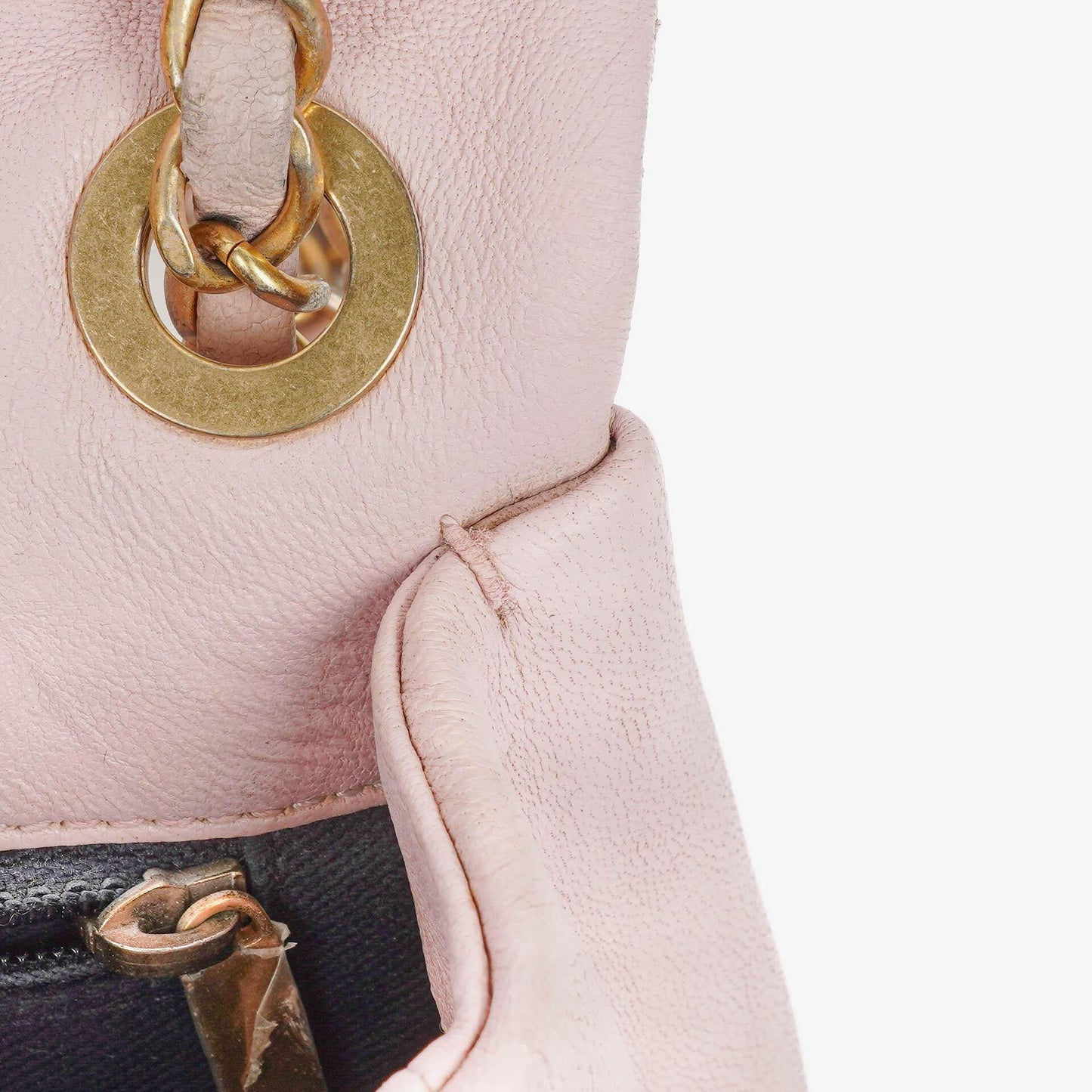 Chanel Chevron Leather Small Classic Flap Bag