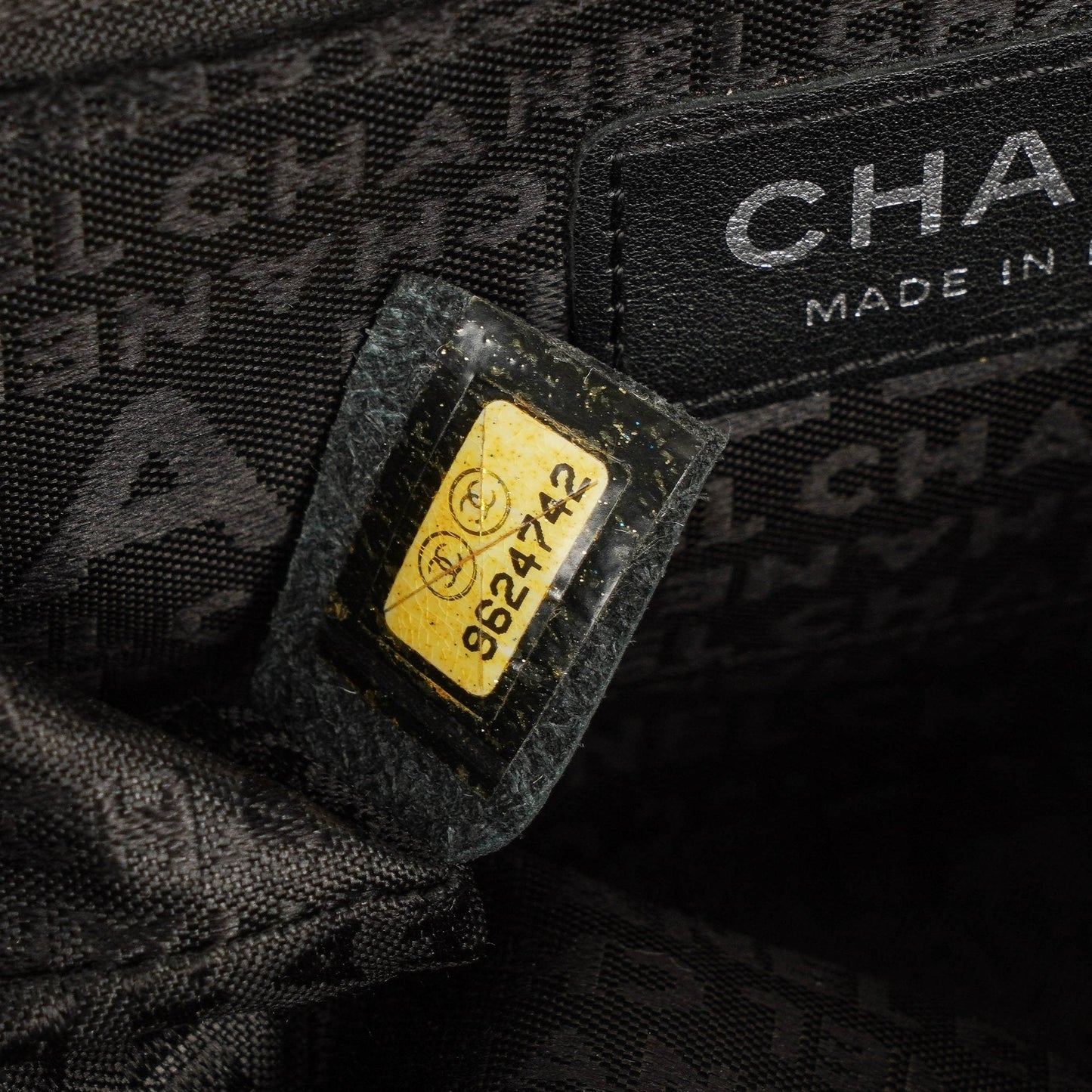 Chanel Chevron Mini Flap Quilted Lambskin And Printed Silk Trim With Silver Hardware
