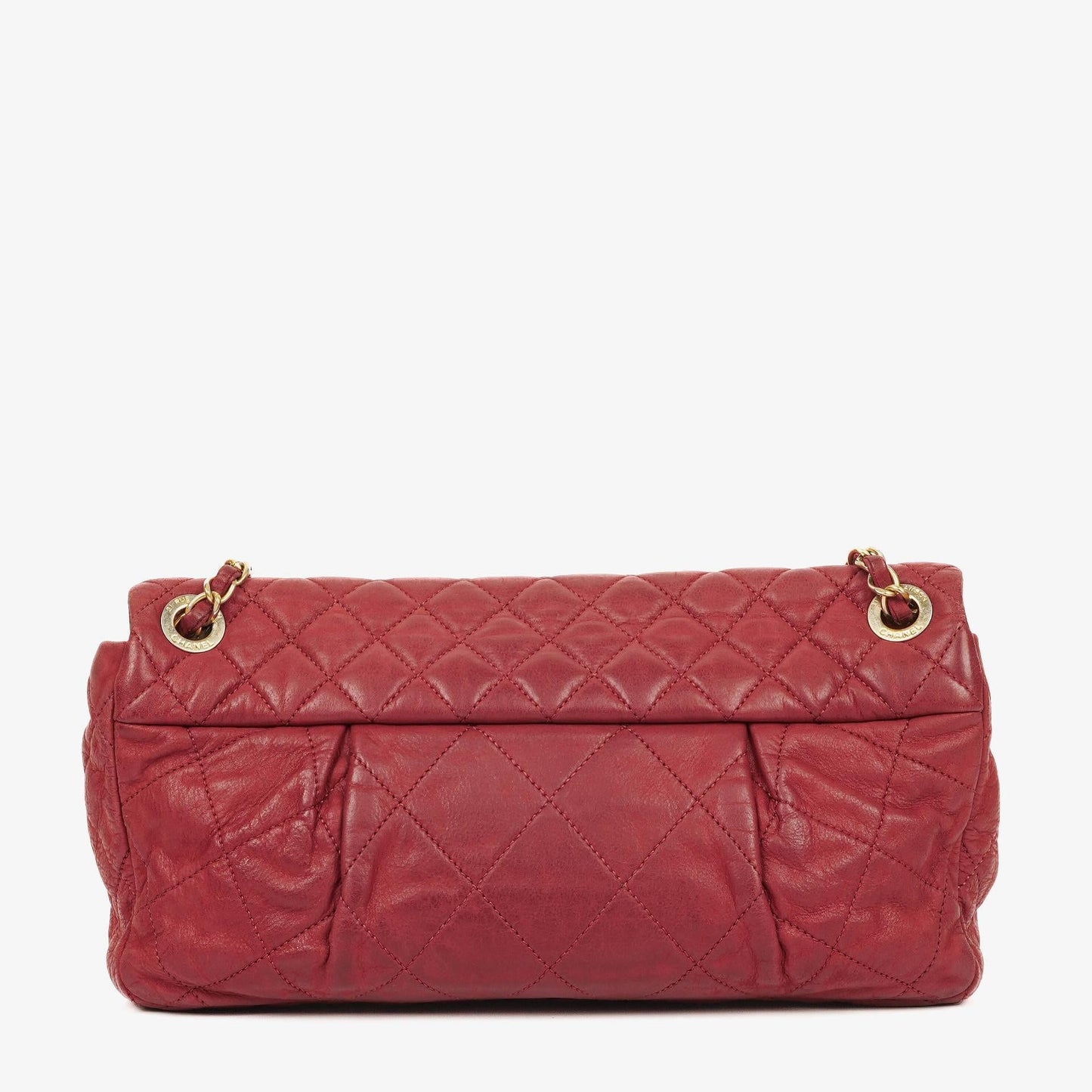 Chanel Chic Single Flap Bag Quilted Iridescent Calfskin With Gold-Tone Hardware