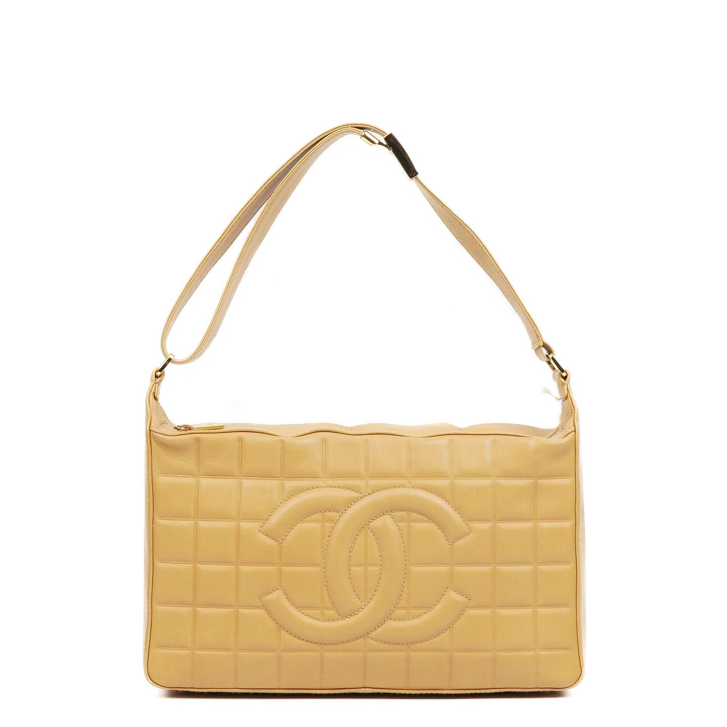 Chanel Chocolate Bar Lambskin Shoulder Bag