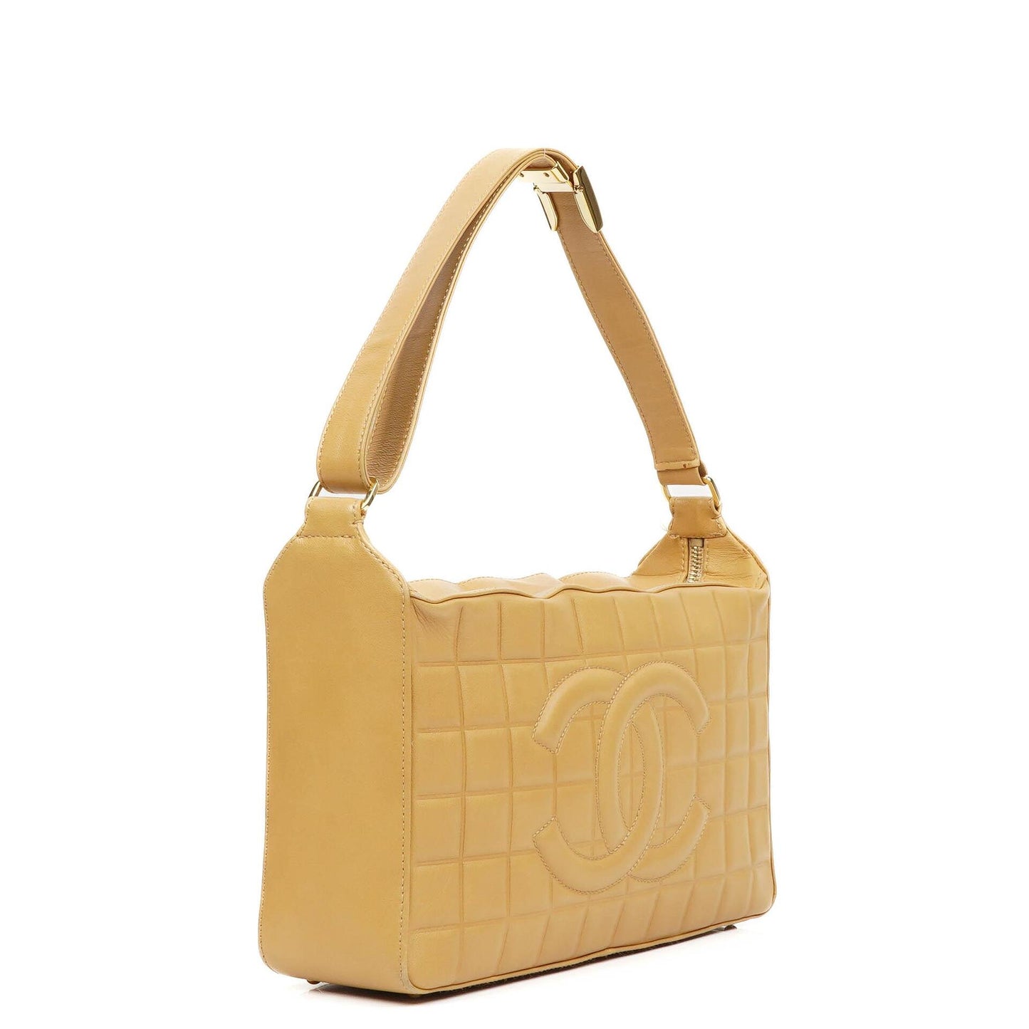 Chanel Chocolate Bar Lambskin Shoulder Bag