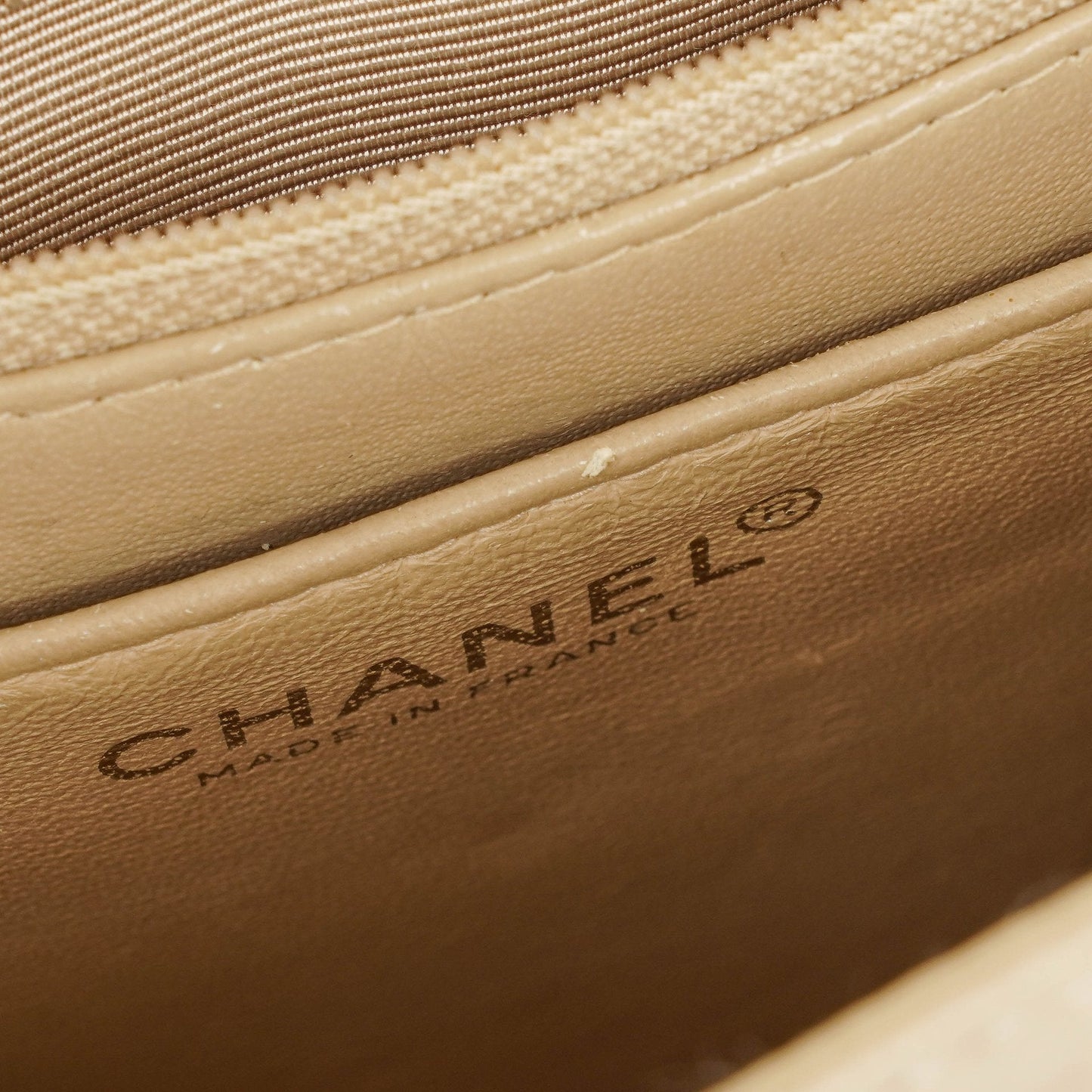 Chanel Chocolate Bar Leather And Patent Leather Single Flap Bag
