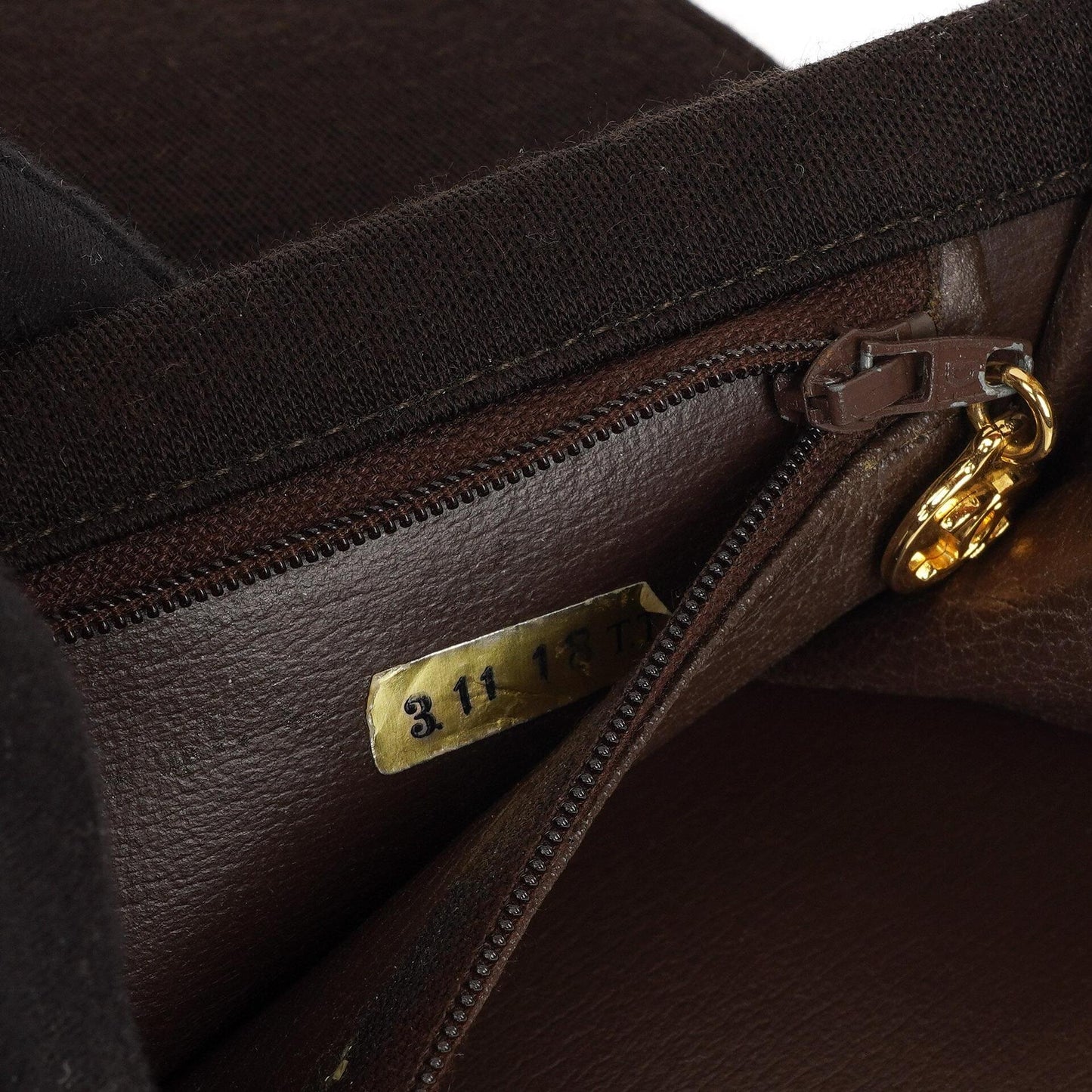 Chanel Classic Brown Quilted Jersey Full Flap Bag With 24K Gold-Plated Hardware