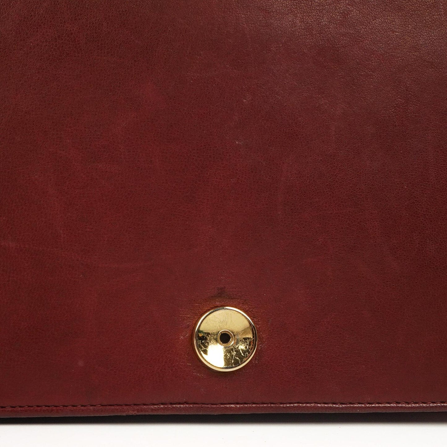 Chanel Classic Burgundy Quilted Lambskin Full Flap Bag With 24K Gold-Plated Hardware