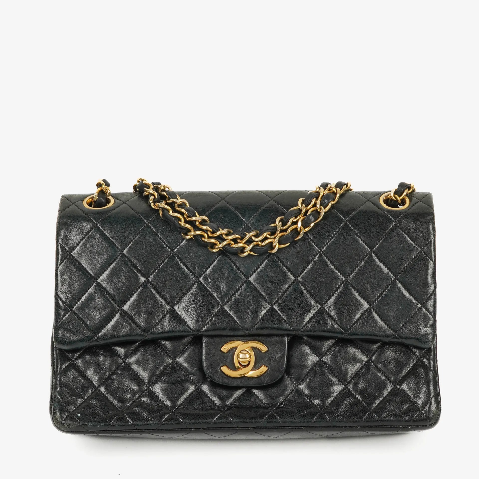 Chanel Classic Double Flap Bag Quilted Lambskin With 24K Gold-Plated Hardware