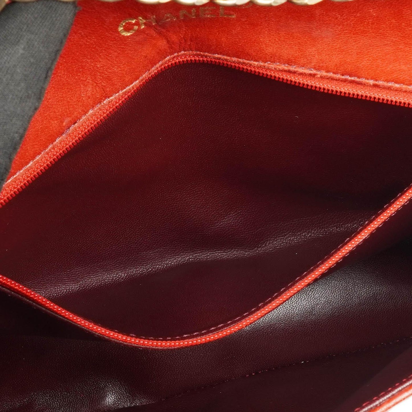 Chanel Classic Envelope Flap Bag in Red Quilted Lambskin With 24K Gold-Plated Hardware