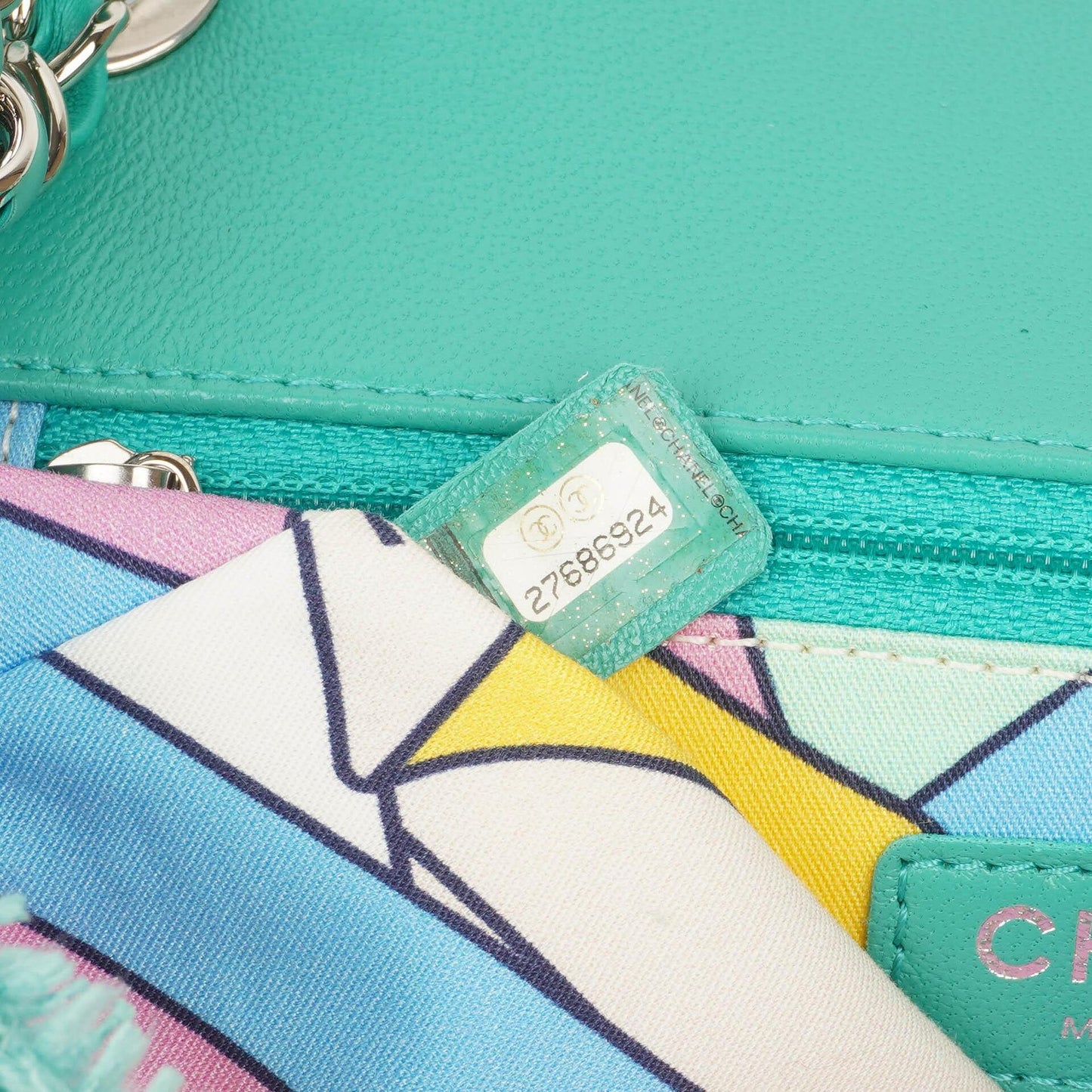 Chanel Classic Flap Turquoise Terry Bag 2019 Collection