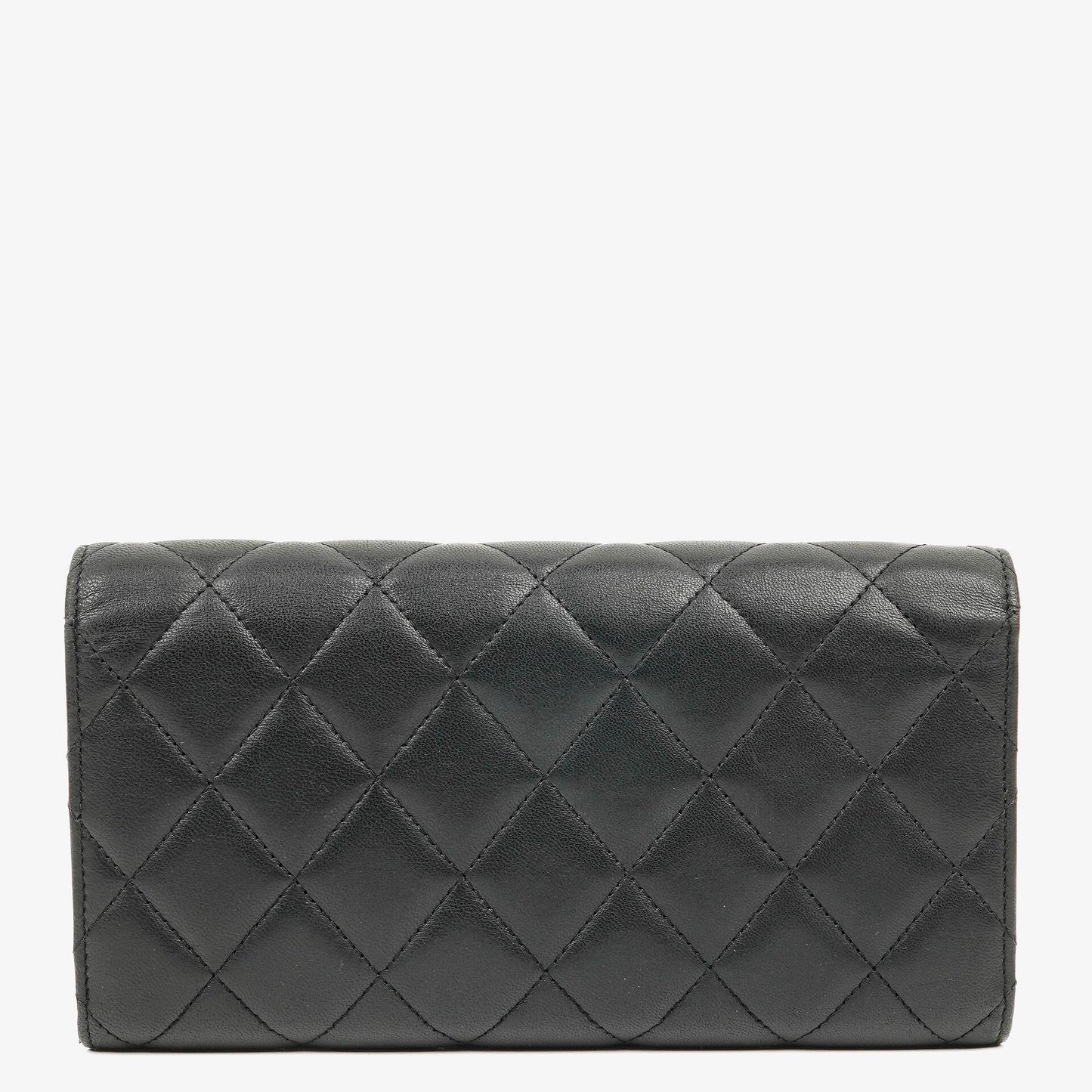Chanel Classic Flap Wallet Black Quilted Lambskin