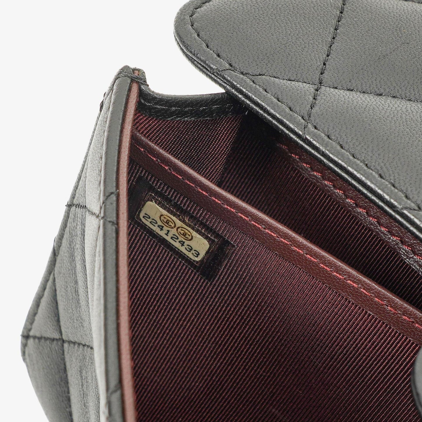 Chanel Classic Flap Wallet Black Quilted Lambskin