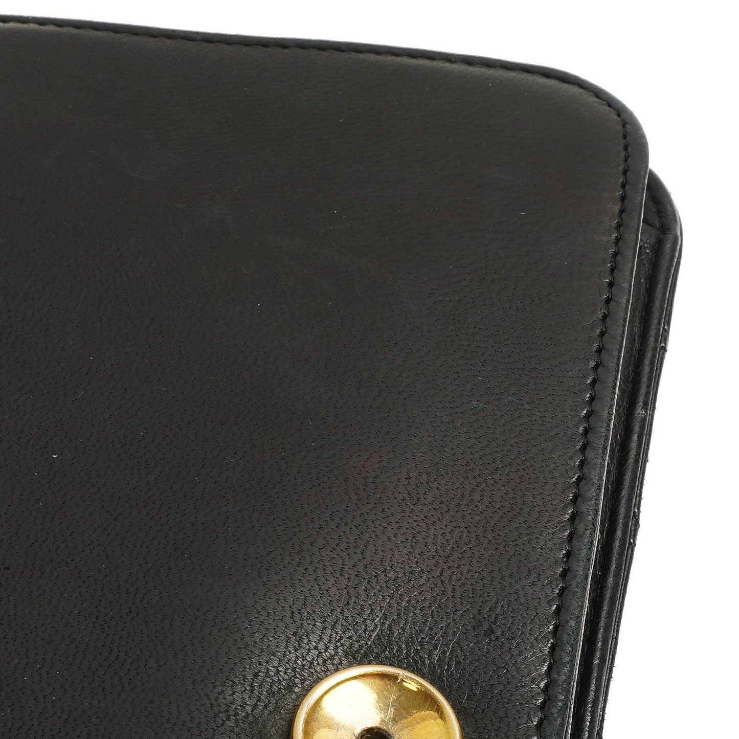 Chanel Classic Full Flap Bag Black Quilted Lambskin 24K Gold-Plated Hardware