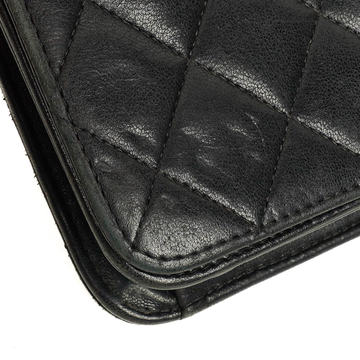 Chanel Classic Full Flap Bag Black Quilted Lambskin