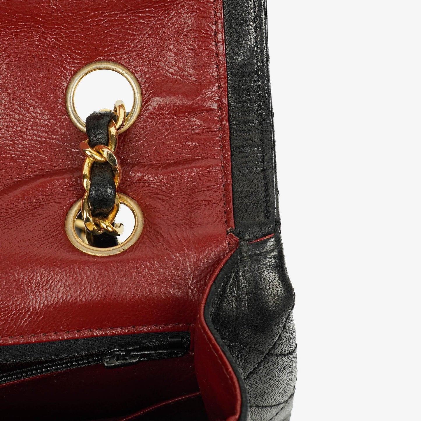 Chanel Full Flap Bag Black Quilted Leather 24K Gold-Plated Hardware