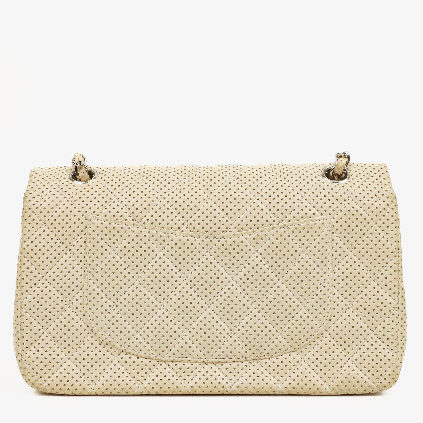 Chanel Classic Medium Perforated Quilted Lambskin Double Flap Bag