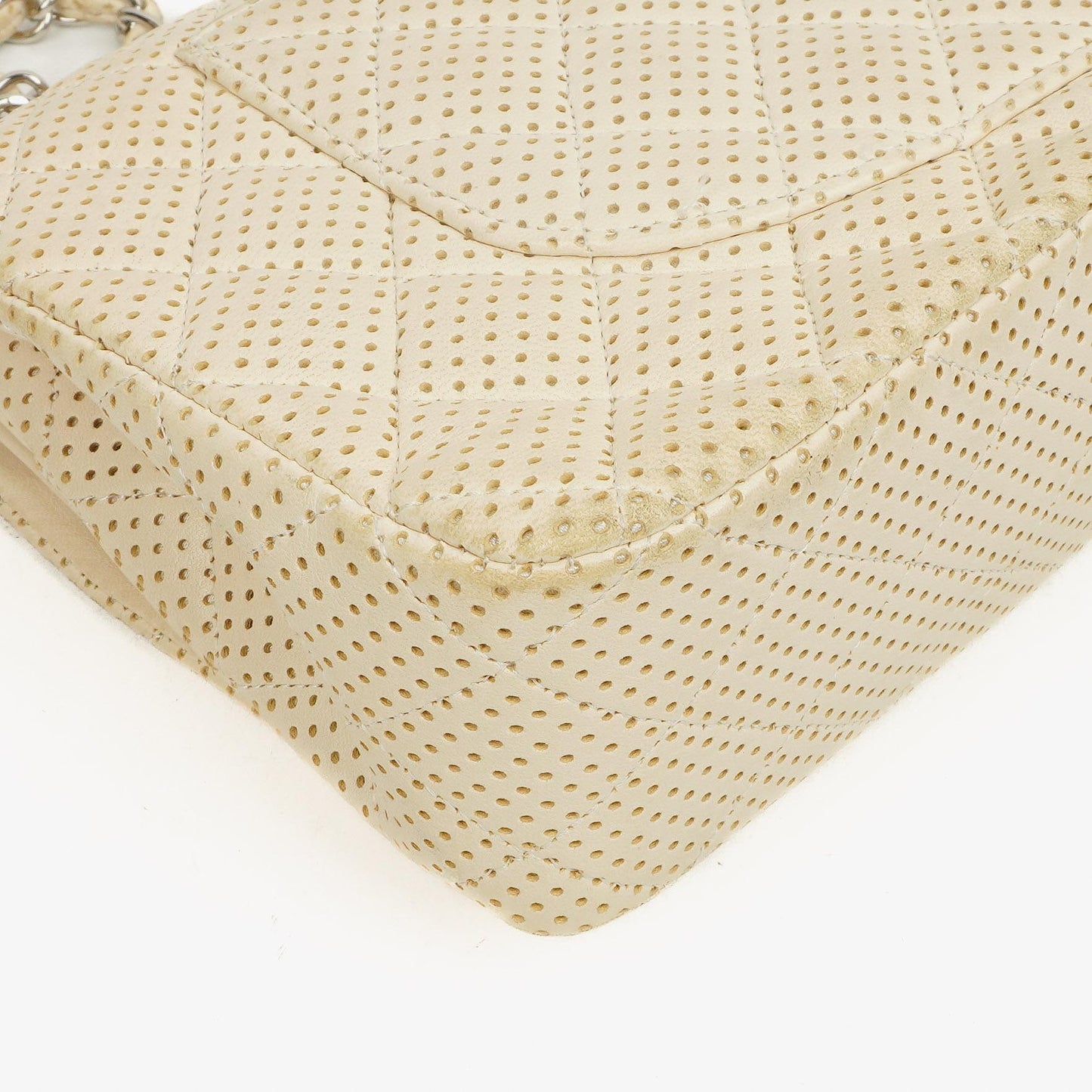 Chanel Classic Medium Perforated Quilted Lambskin Double Flap Bag