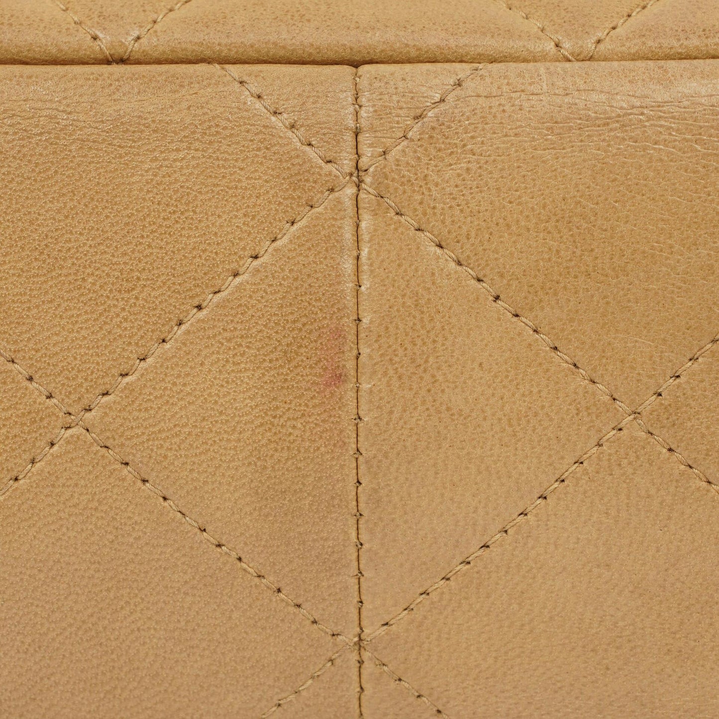 Chanel Classic Single Flap Bag Beige Quilted Lambskin 24K Gold-Plated Hardware