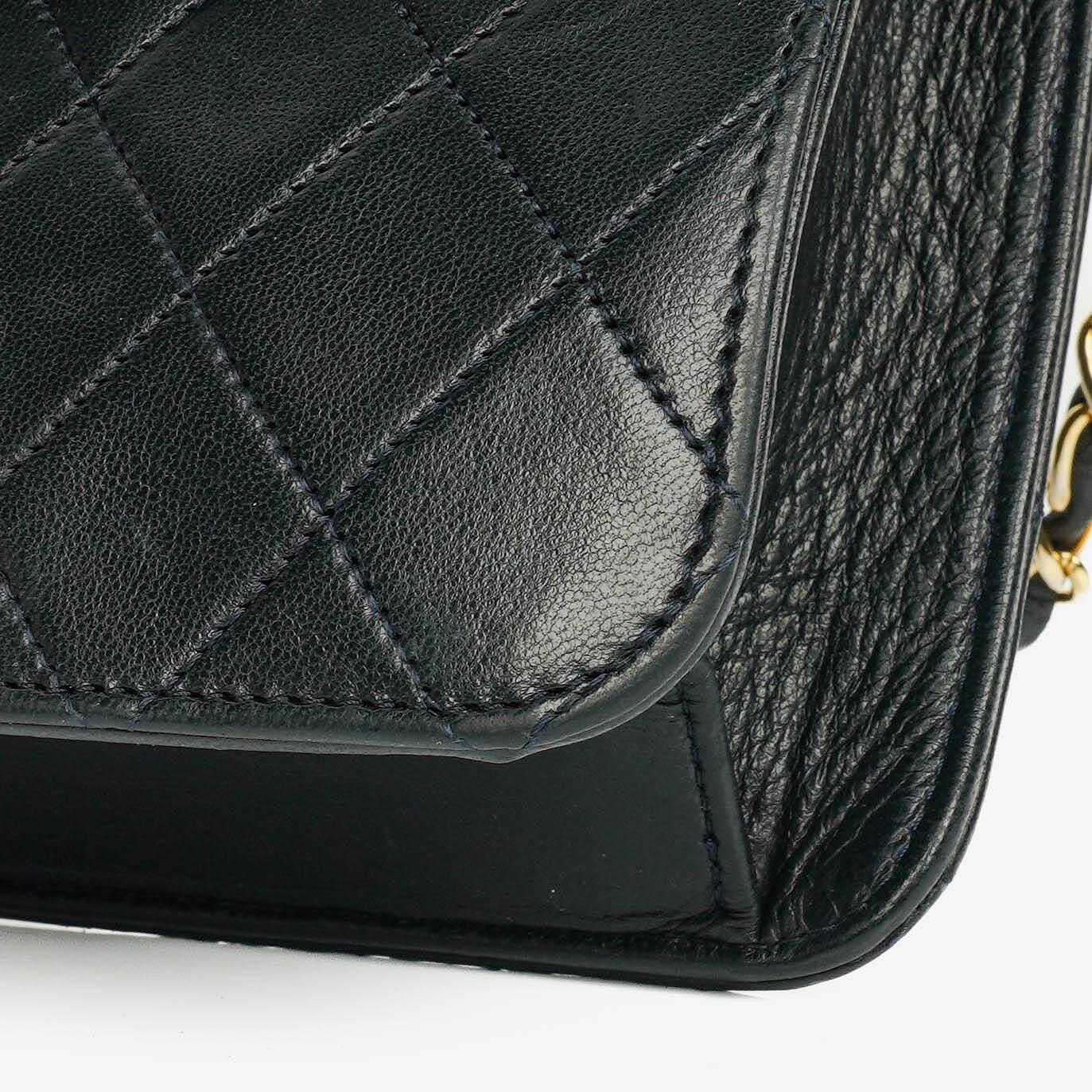 Chanel Classic Single Flap Bag Black Quilted Lambskin With 24K Gold-Plated Hardware