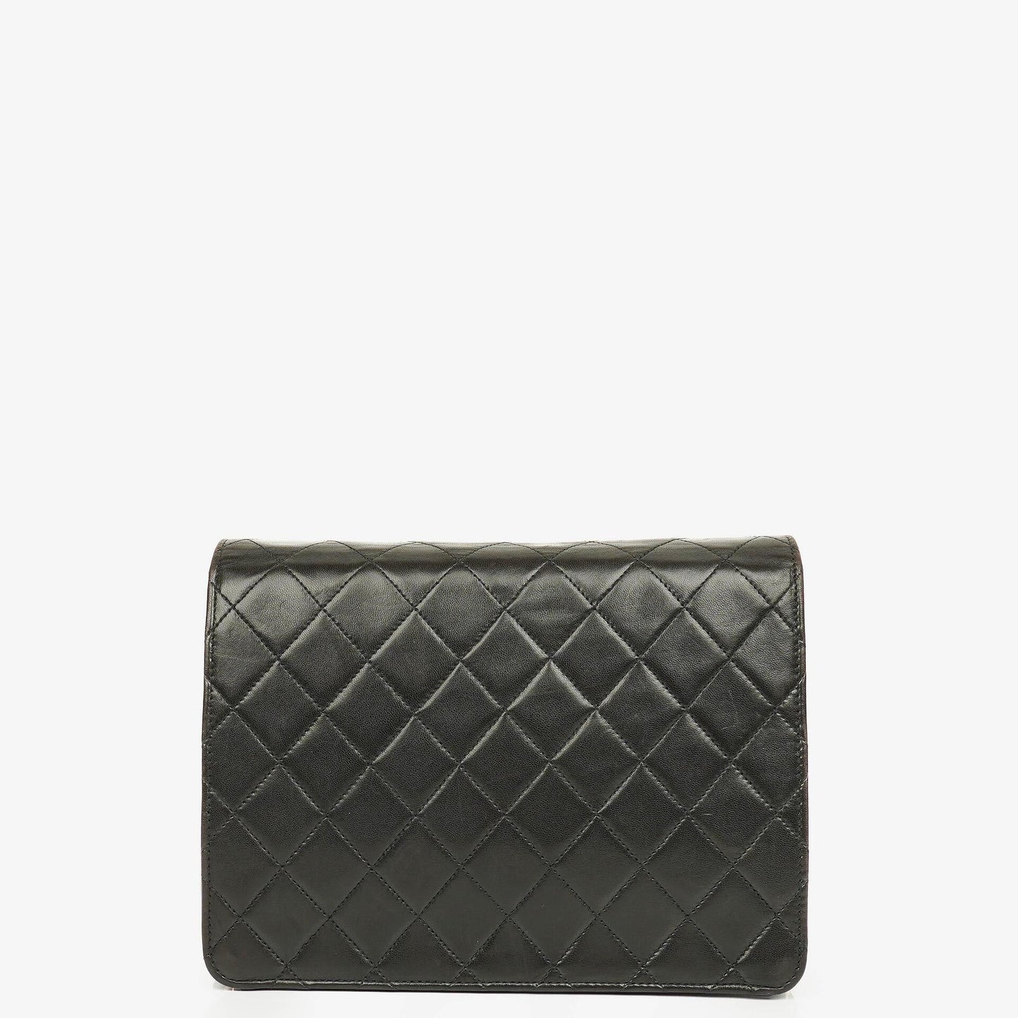 Chanel Classic Small Single Flap Bag Black Quilted Lambskin With 24K Gold-Plated Hardware