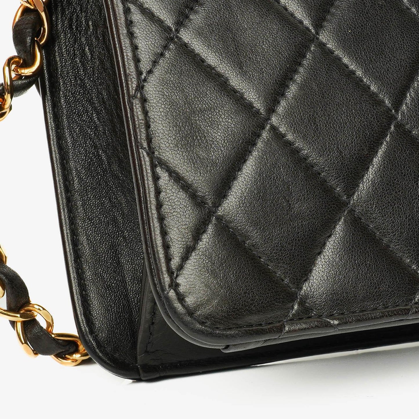 Chanel Classic Small Single Flap Bag Black Quilted Lambskin With 24K Gold-Plated Hardware