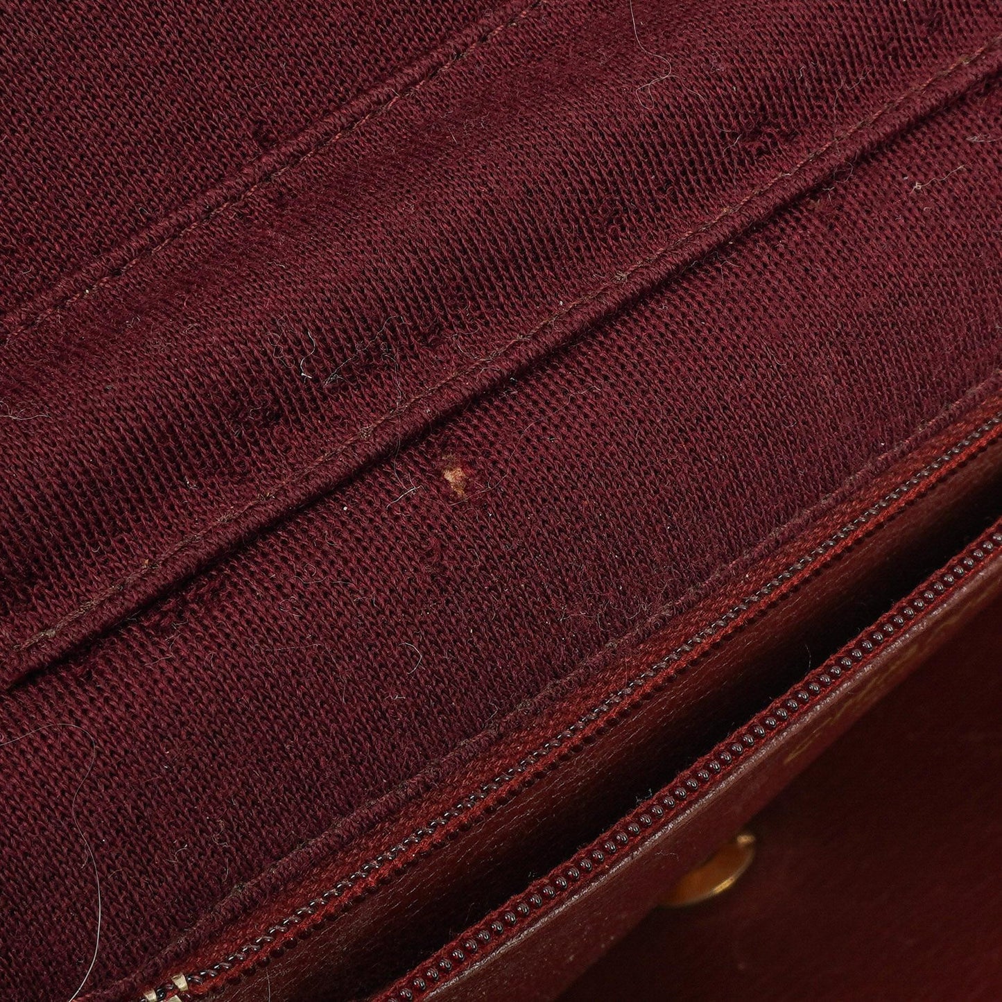Chanel Classic Single Flap Bag Burgundy Quilted Jersey And Leather 24K Gold-Plated Hardware