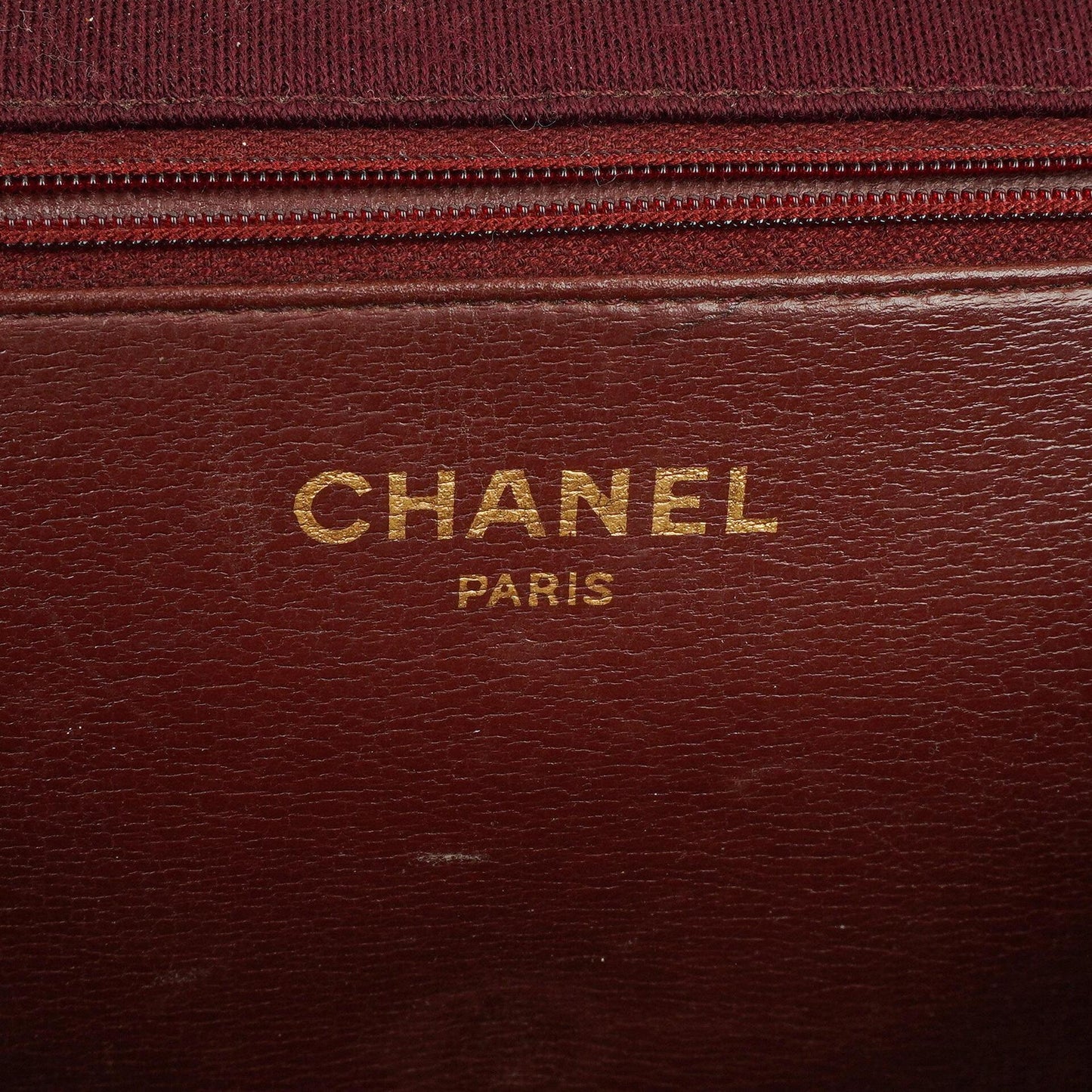 Chanel Classic Single Flap Bag Burgundy Quilted Jersey And Leather 24K Gold-Plated Hardware
