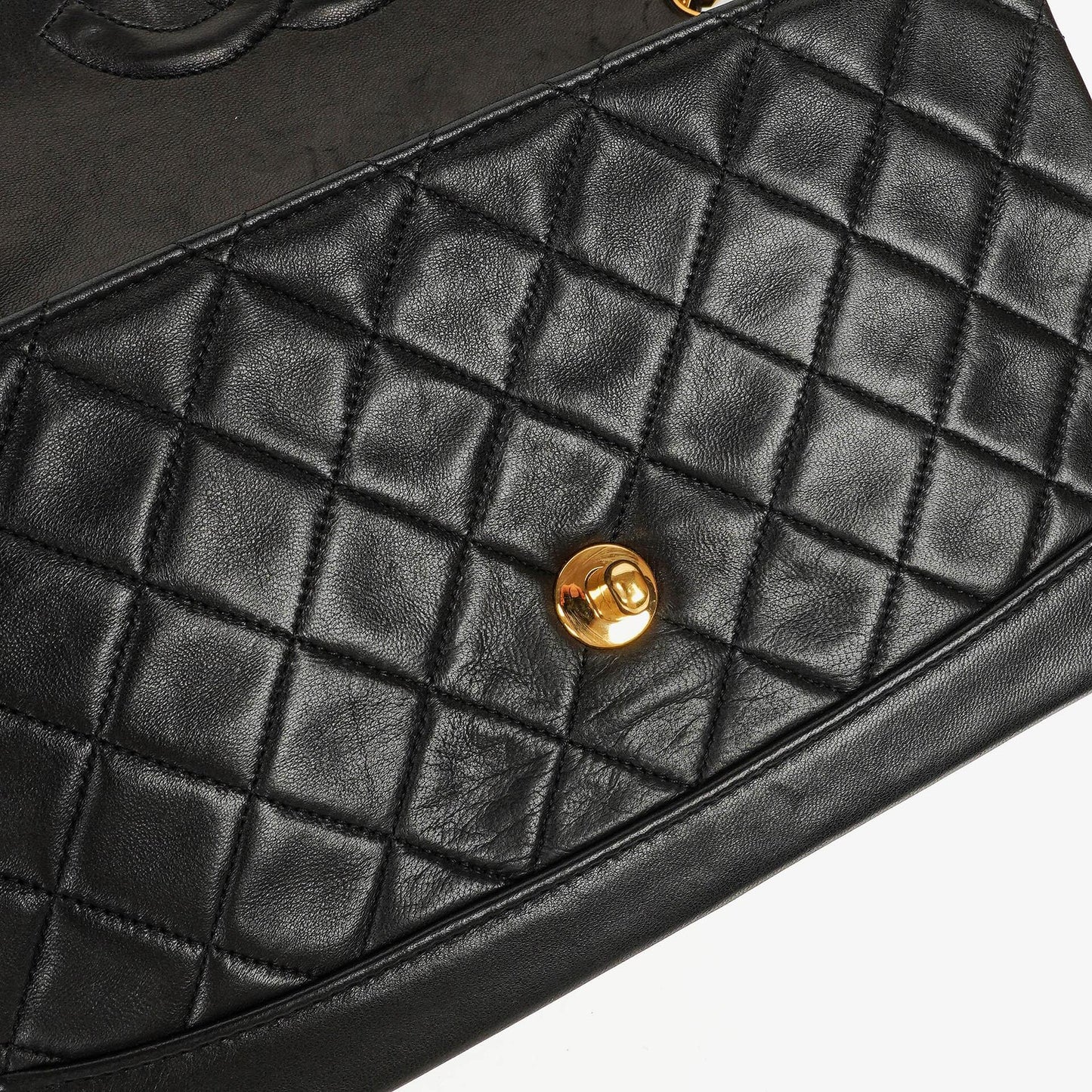Chanel Classic Flap Bag Black Lambskin 24k Gold-Plated Hardware