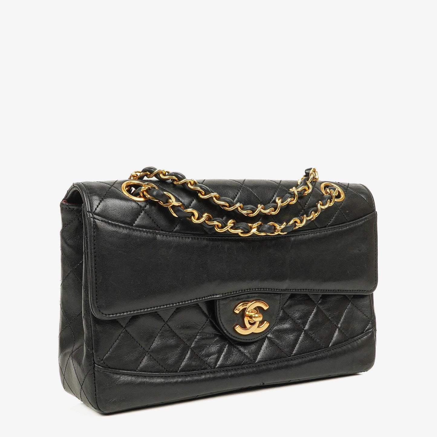 Chanel Classic Small Flap Bag Lambskin 24k Gold-Plated Hardware