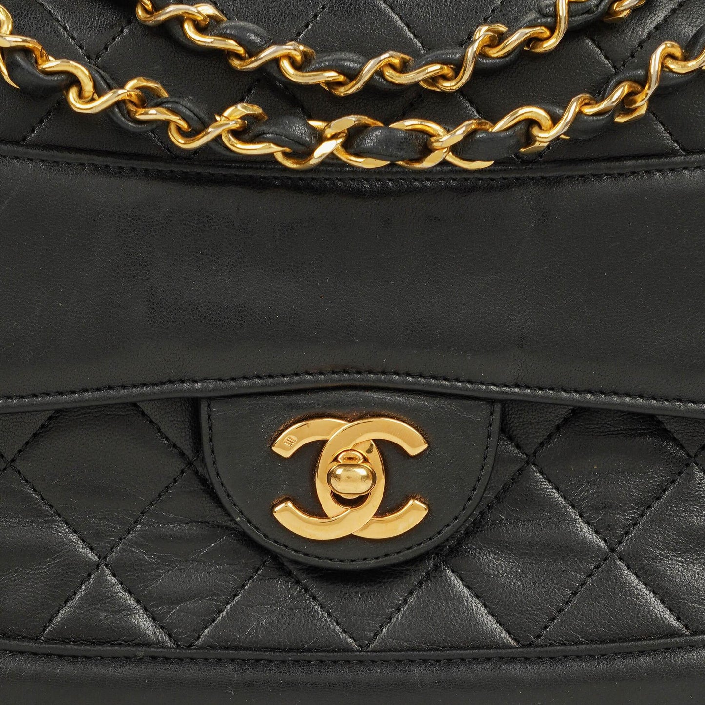 Chanel Classic Small Flap Bag Lambskin 24k Gold-Plated Hardware