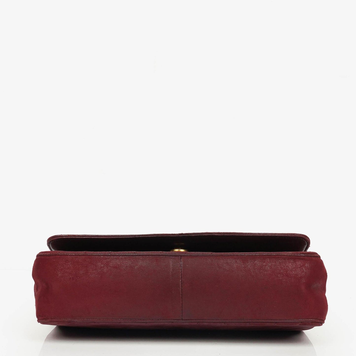 Chanel Classic Diagonal Quilted Lambskin Single Flap Bag With 24K Gold-Plated Hardware