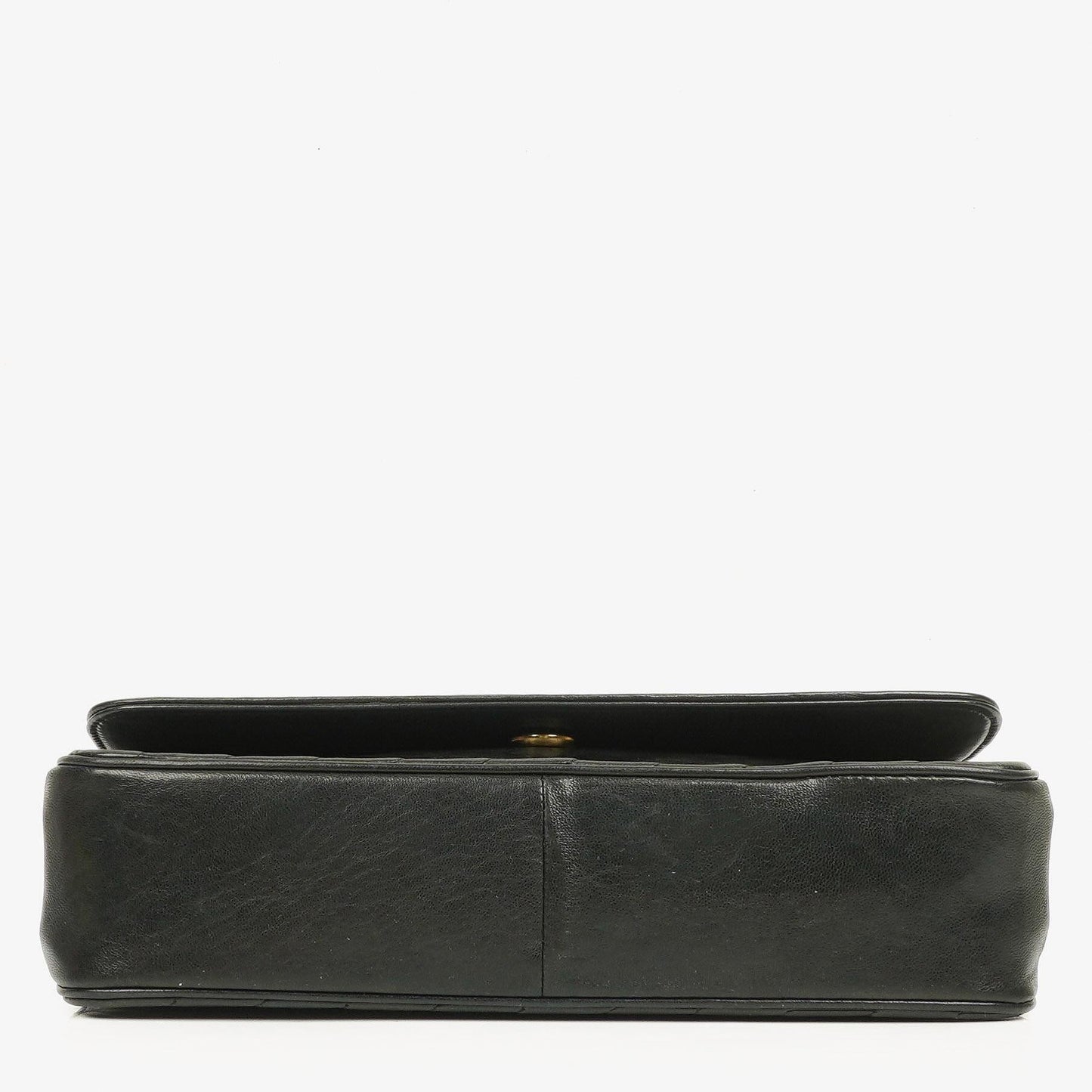 Chanel Diagonal Medium Classic Black Quilted Lambskin Single Flap Bag With 24K Gold-Plated Hardware