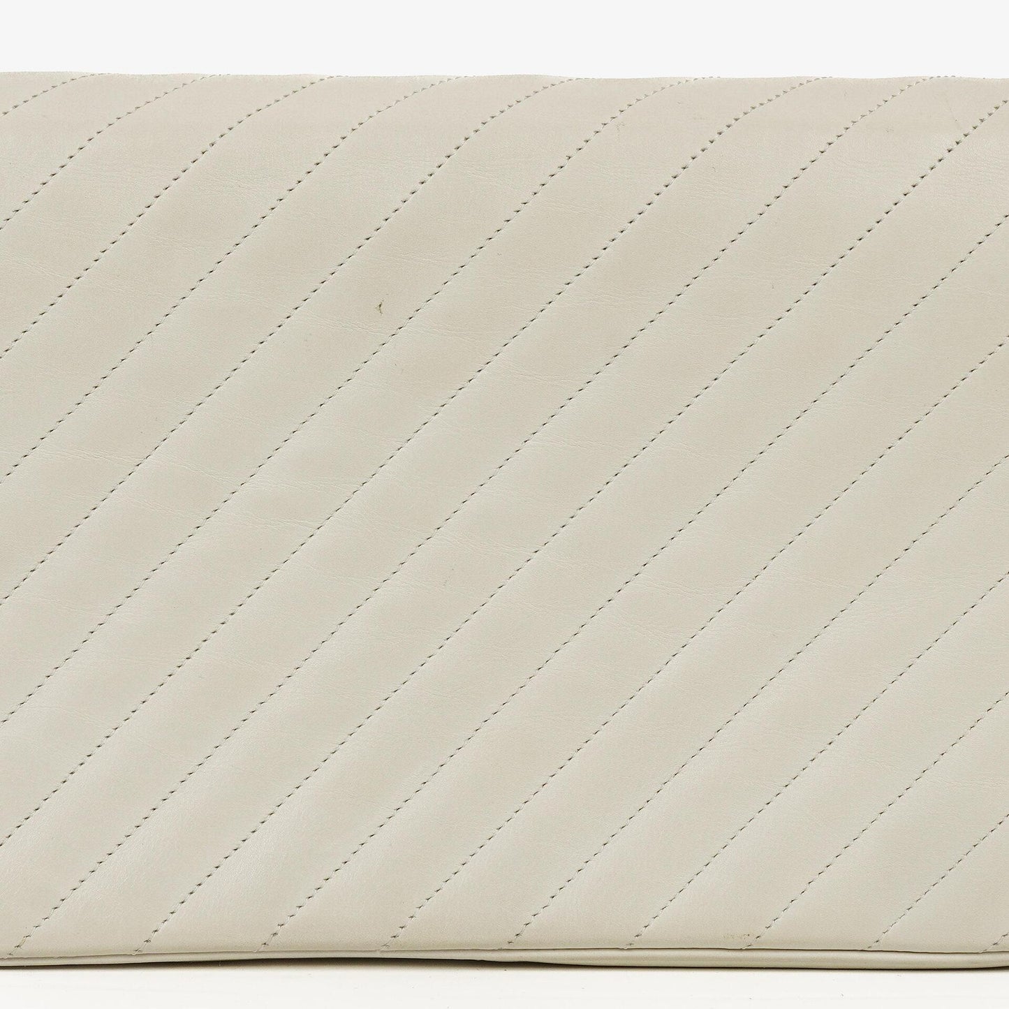 Chanel Diagonal Quilted Lambskin Leather Small Classic Single Flap Bag With 24K Gold-Plated Hardware