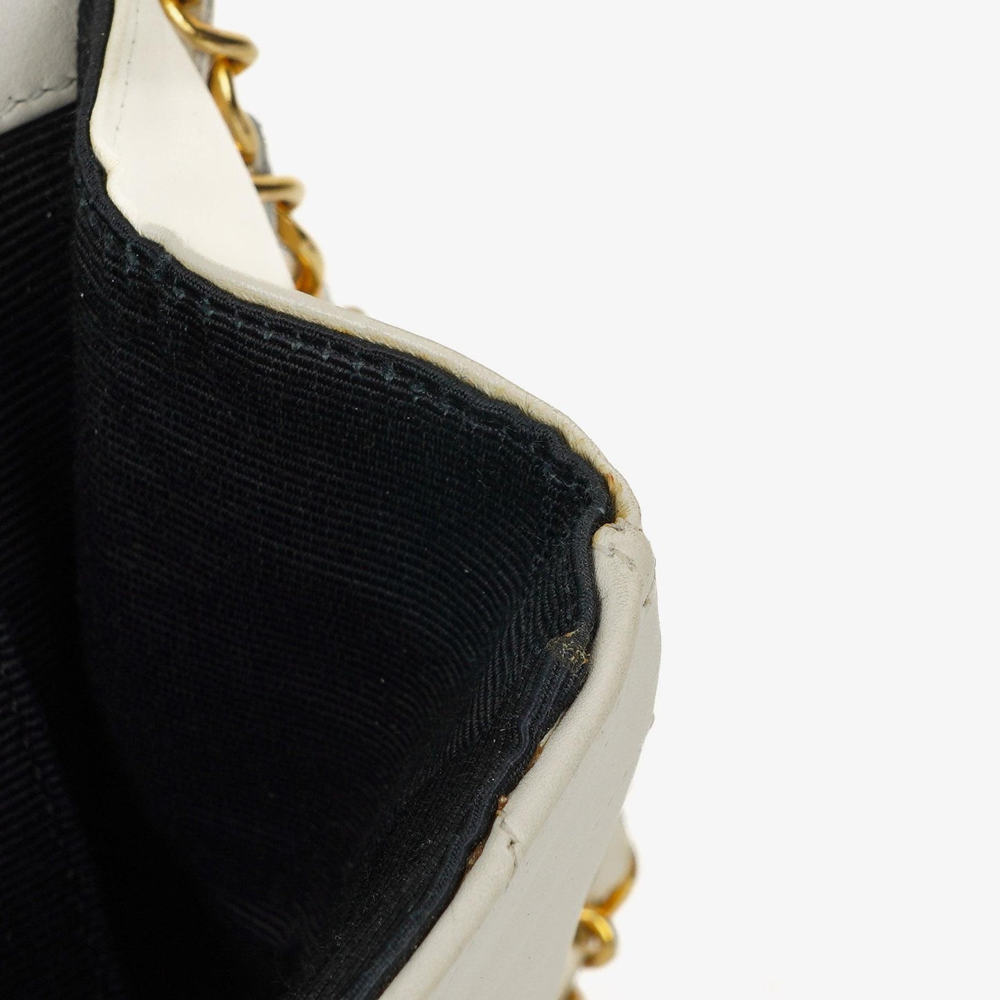 Chanel Diagonal Quilted Lambskin Leather Small Classic Single Flap Bag With 24K Gold-Plated Hardware