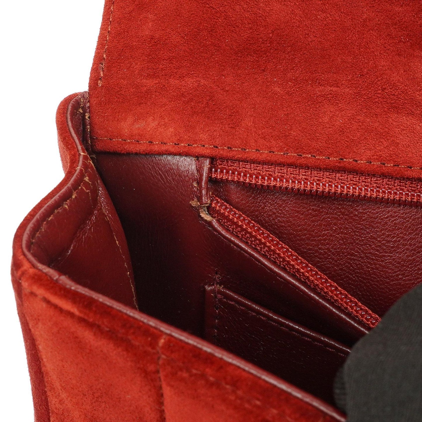 Chanel Diana Vertical Quilted Single Flap Bag Wine Red Suede 24K Gold-Plated Hardware