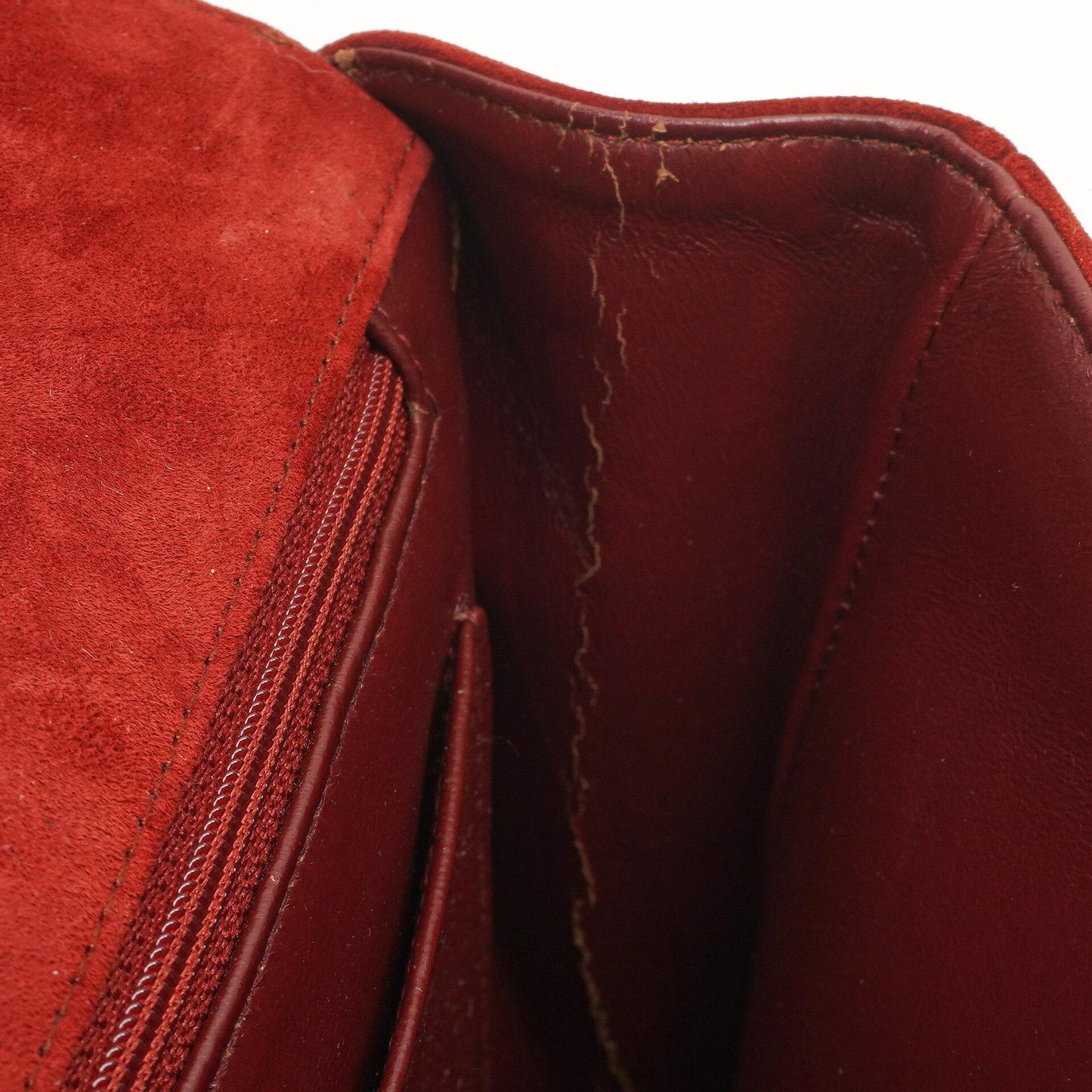 Chanel Diana Vertical Quilted Single Flap Bag Wine Red Suede 24K Gold-Plated Hardware