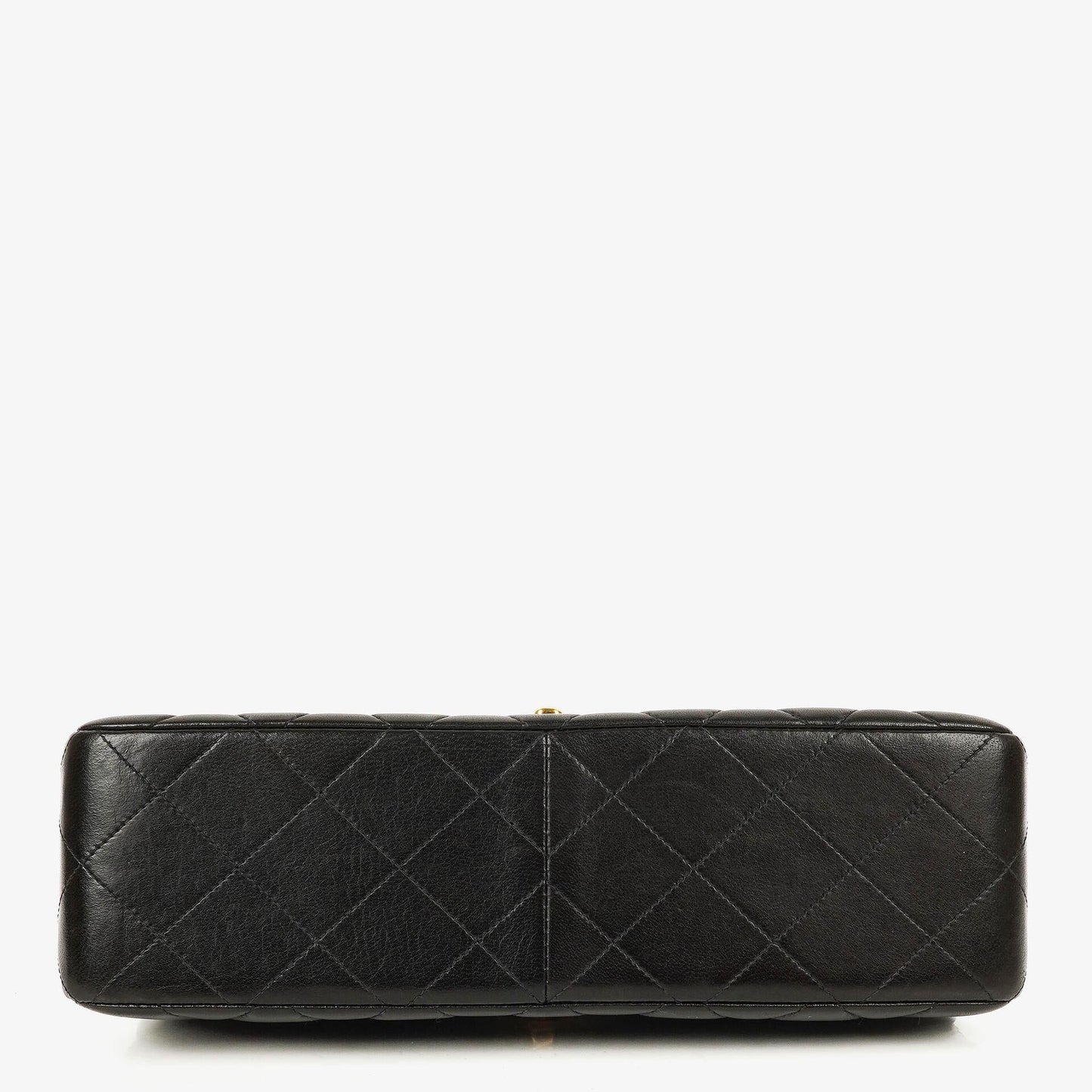 Chanel Double-Sided Flap Bag Black Lambskin 24k Gold-Plated Hardware