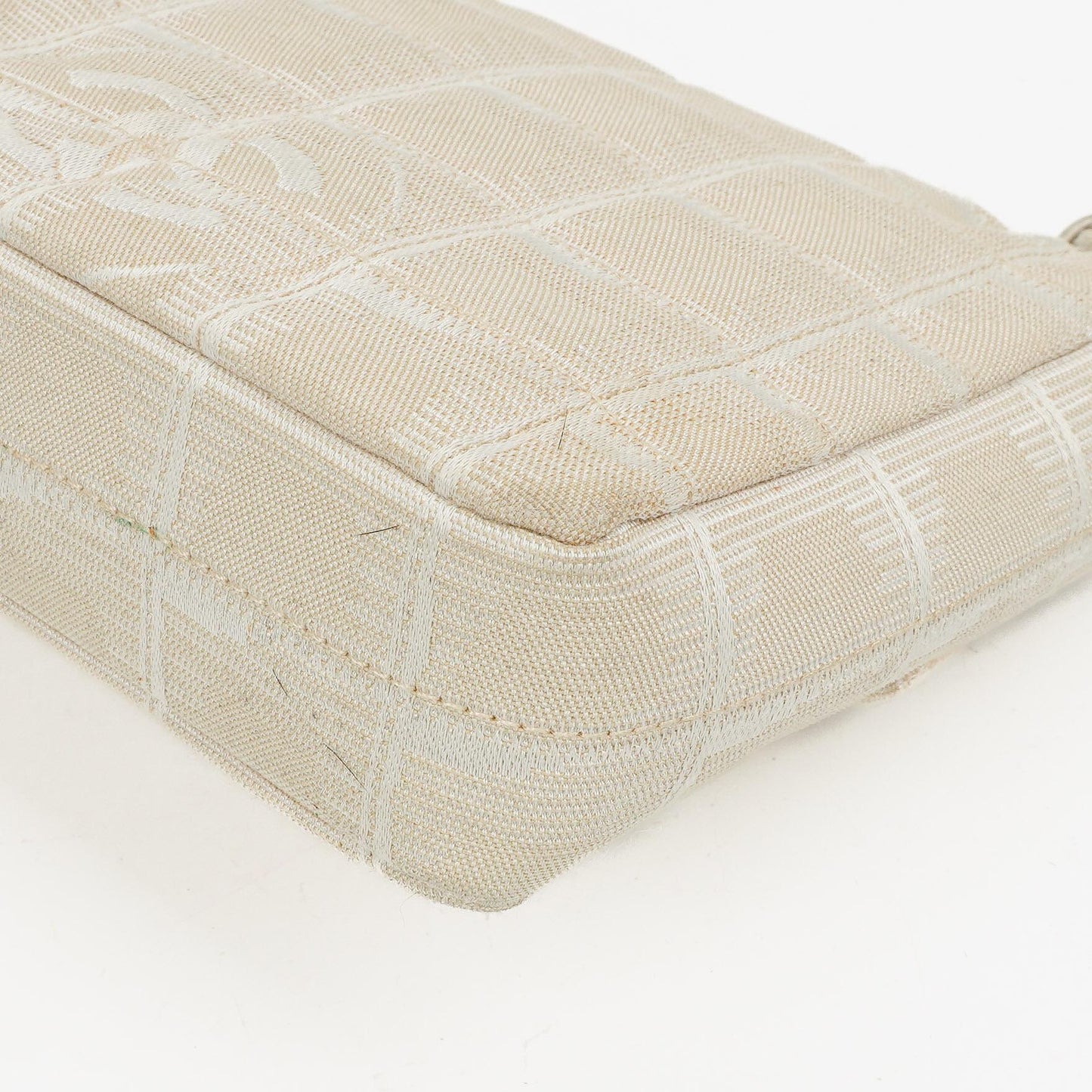 Chanel East West Travel Line Chocolate Bar Flap Bag