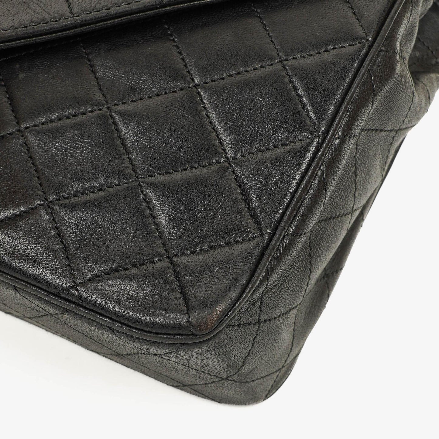 Chanel Envelope Flap Bag Black Quilted Lambskin With 24K Gold-Plated Hardware