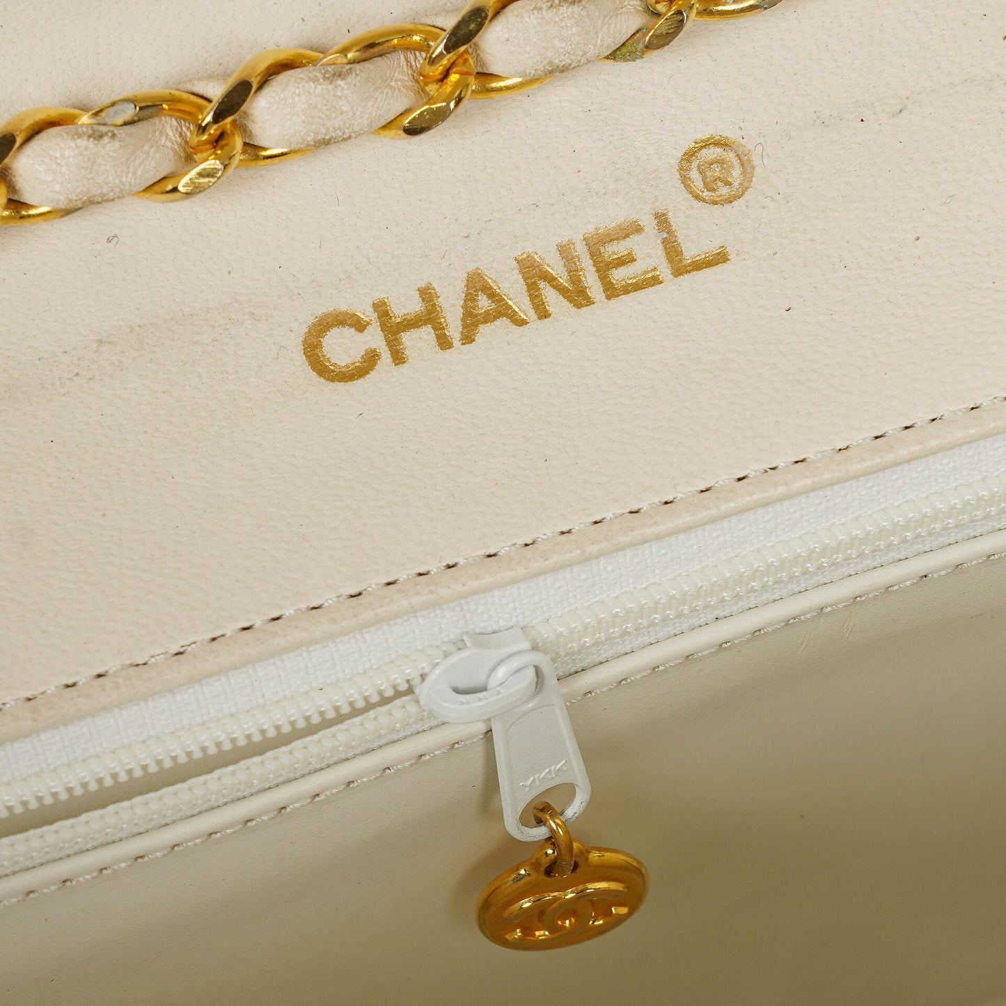 Chanel Envelope Flap Bag White Quilted Lambskin With 24K Gold-Plated Hardware