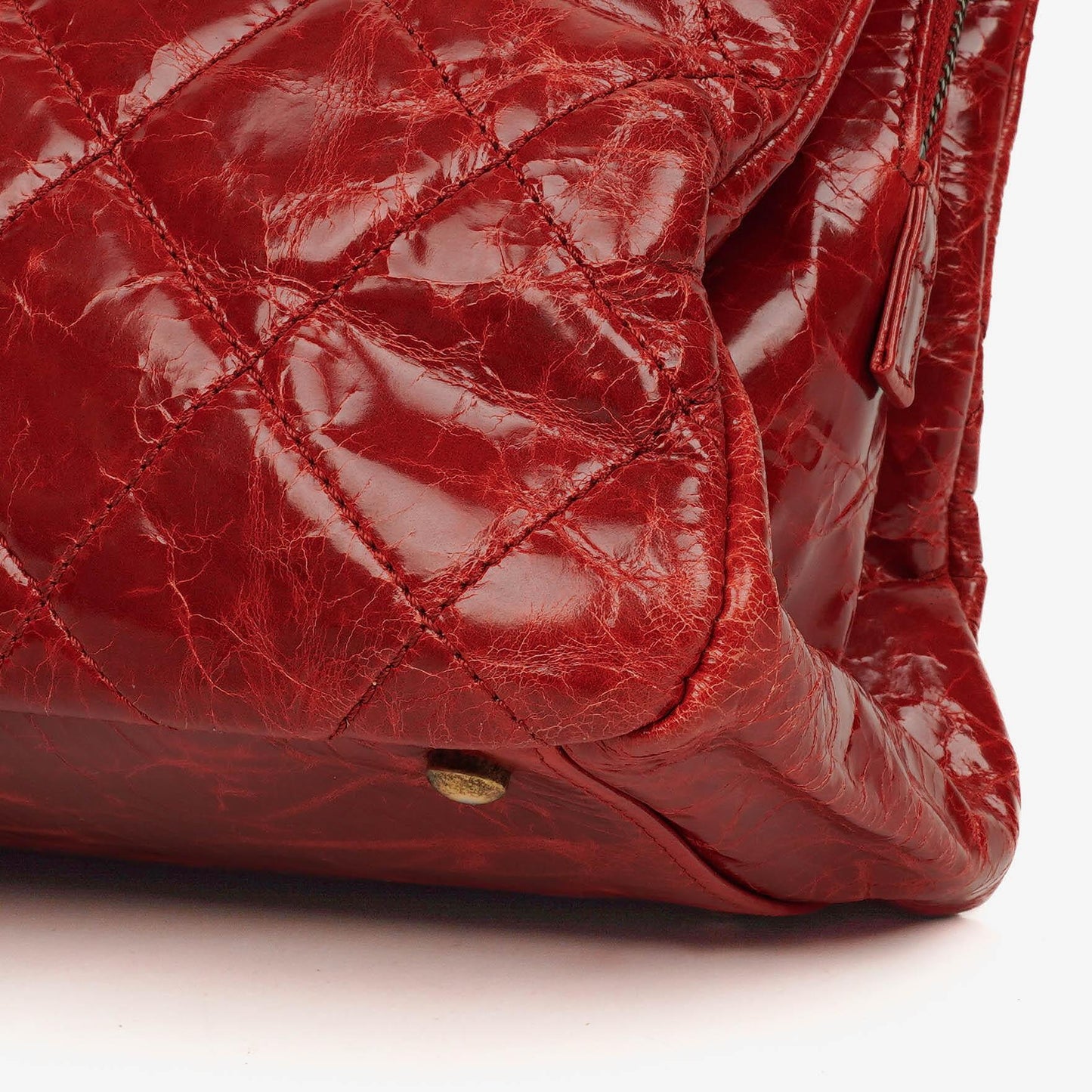Chanel Glazed Crackled Calfskin Reissue Tote Bag