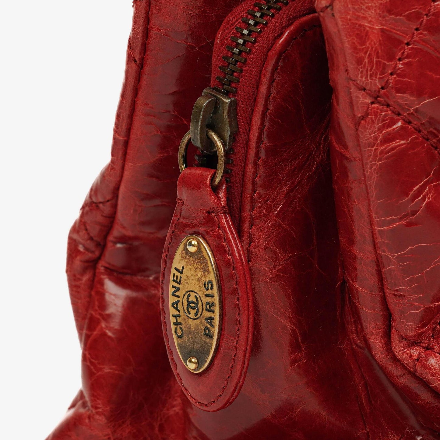 Chanel Glazed Crackled Calfskin Reissue Tote Bag